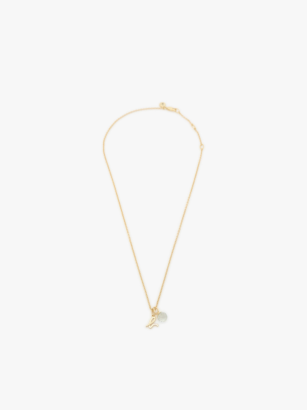 FEMME ウィメンズ 【Outlet】ストーンネックレス "Green Amethyst" グリーン