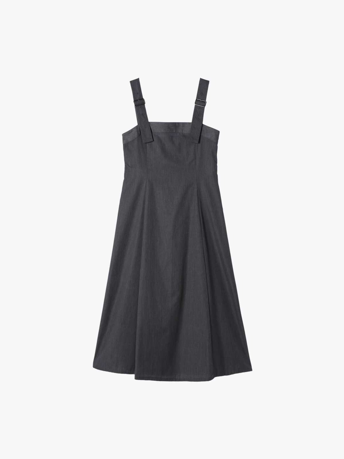 To b. by agnès b. 【Outlet】ロング ジャンパードレス グレー