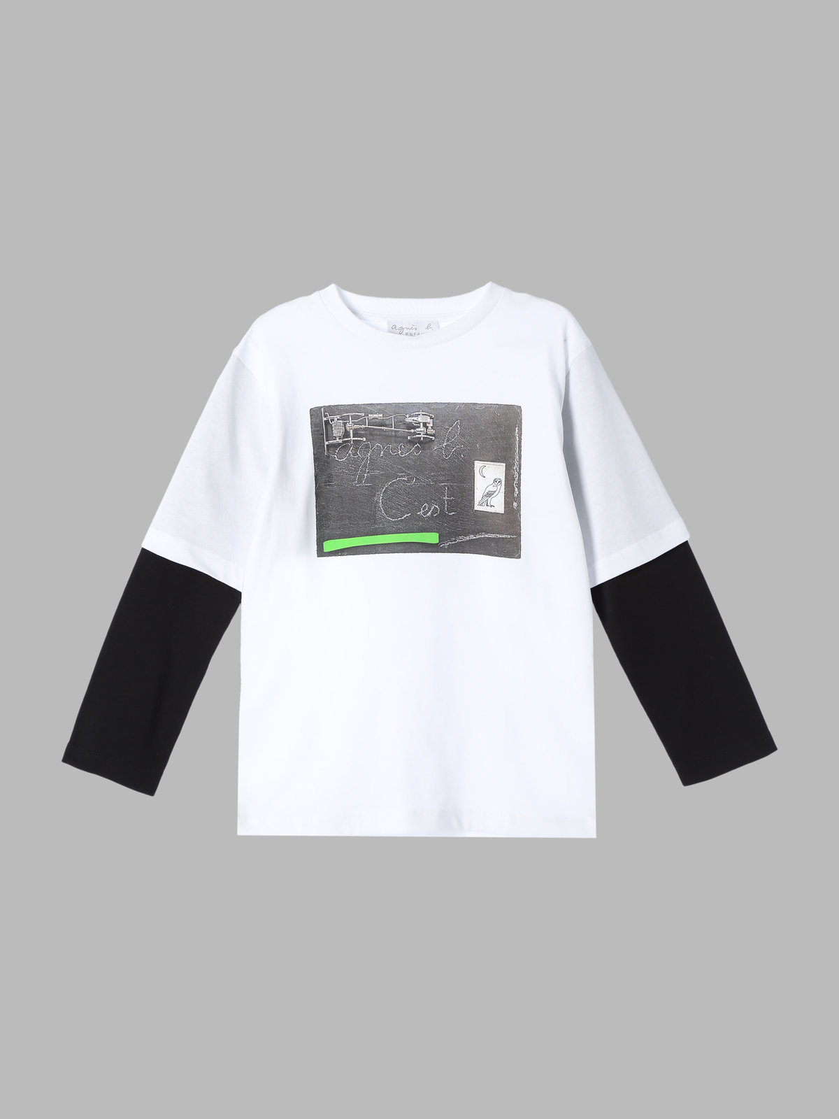 ENFANT ユニセックス 【Outlet】SED1 E TS キッズ Tシャツ ホワイト