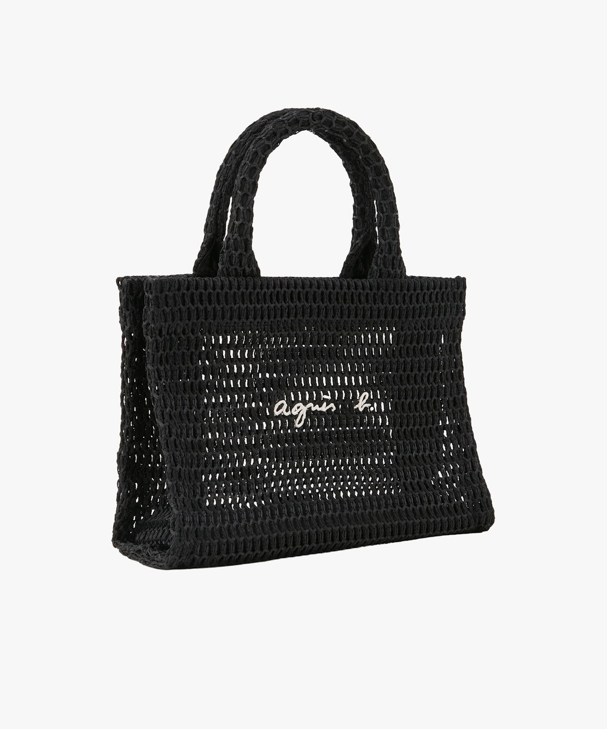 VOYAGE ウィメンズ バッグ＆ウォレット ナイロン メッシュ スモール トートバッグ ABX03-01 ブラック