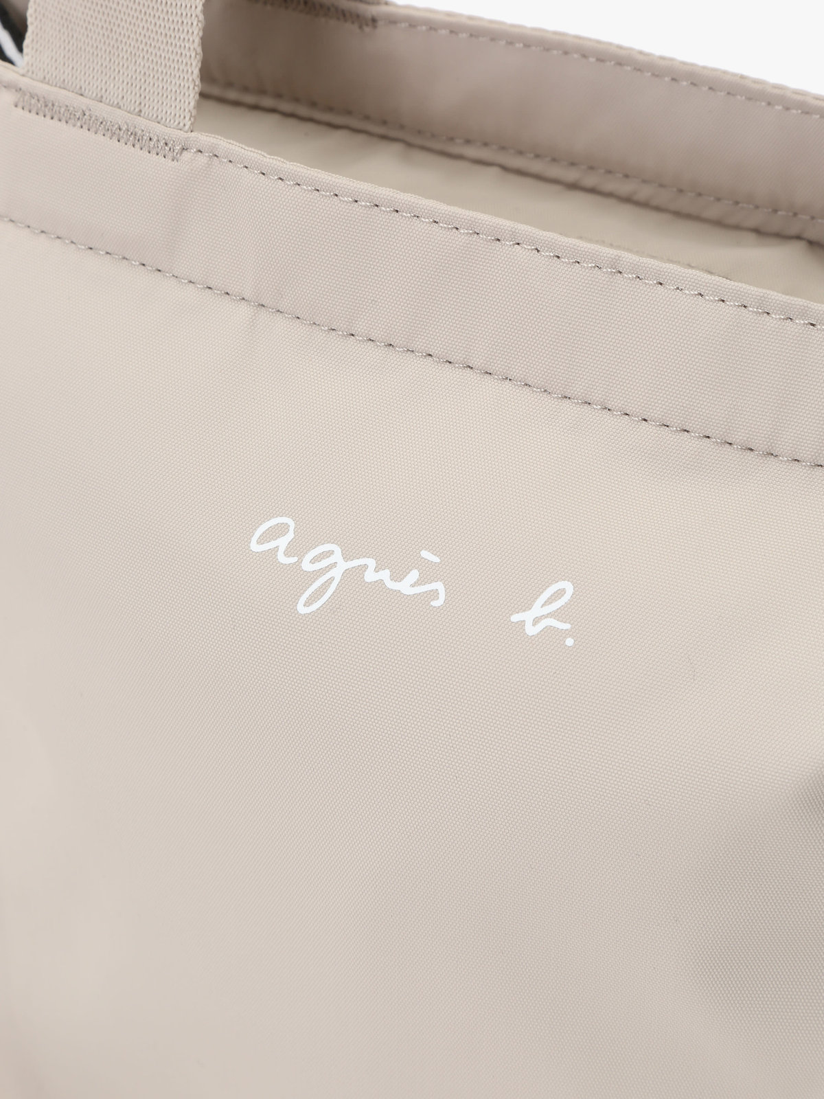 ENFANT ユニセックス キッズ ロゴ ハンドバッグ ベージュ
