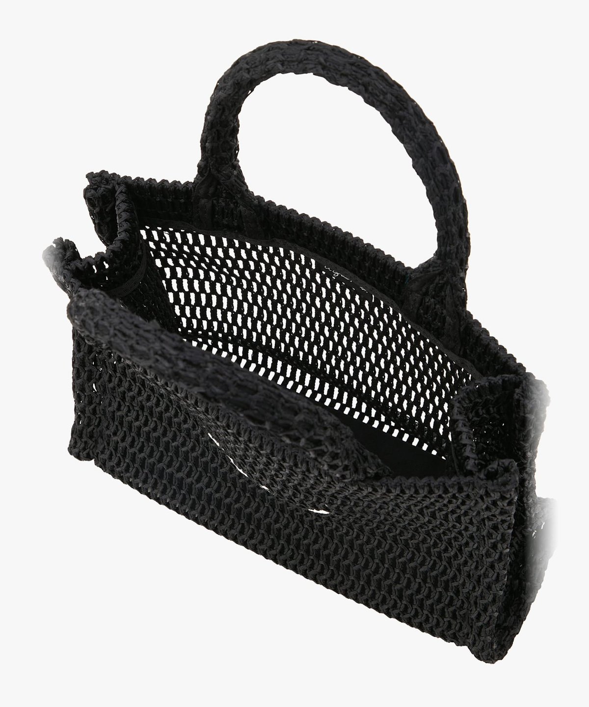 VOYAGE ウィメンズ バッグ＆ウォレット ナイロン メッシュ スモール トートバッグ ABX03-01 ブラック