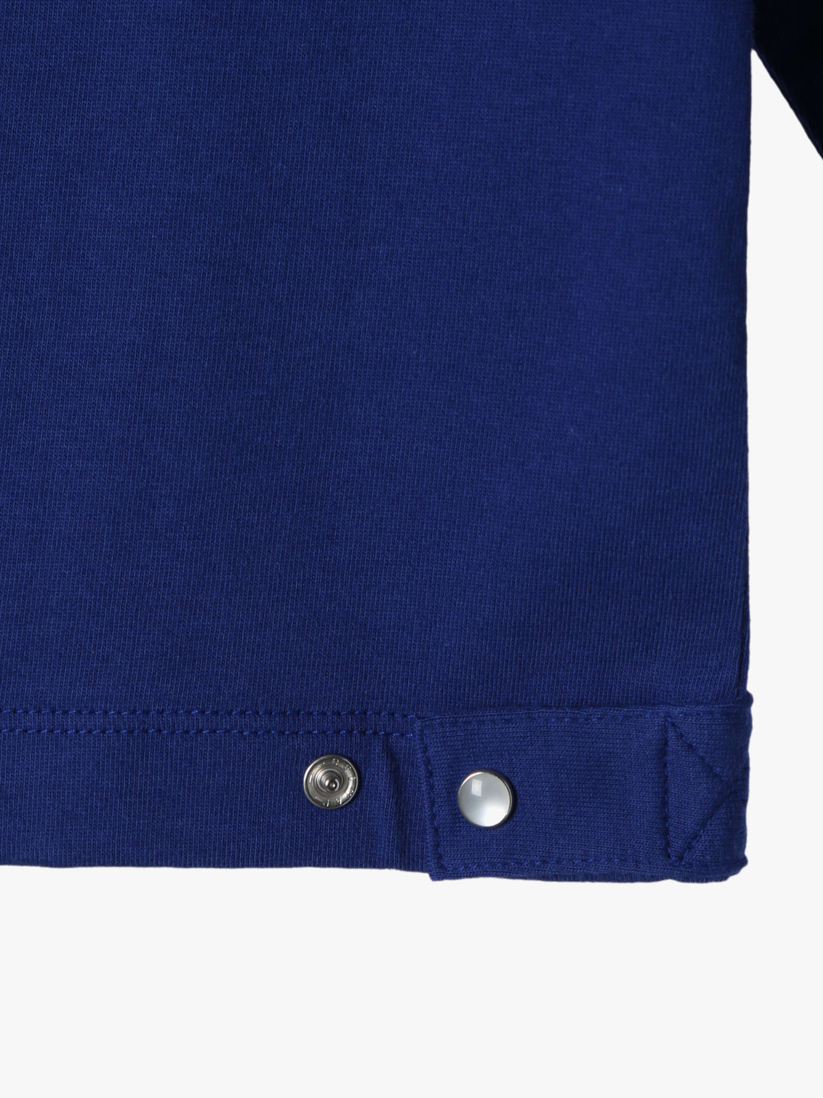 ENFANT ベビー ベビー コットン 長袖 カーディガンプレッション ネイビー