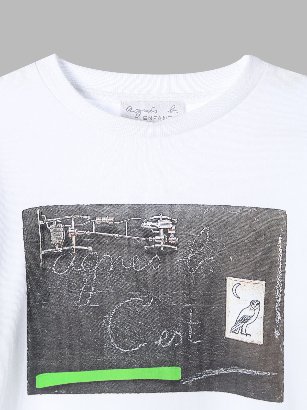 ENFANT ユニセックス 【Outlet】SED1 E TS キッズ Tシャツ ホワイト