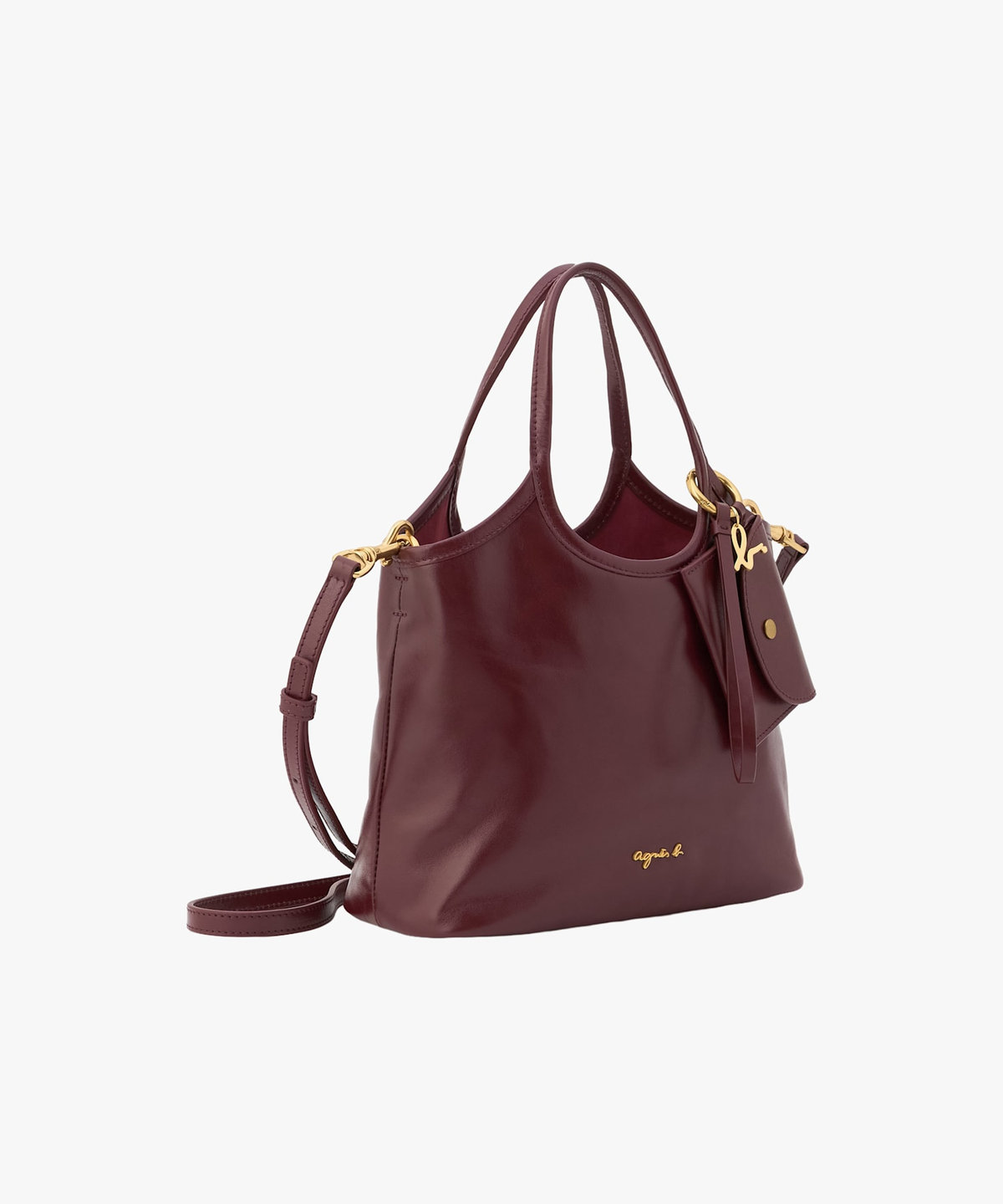 VOYAGE ウィメンズ バッグ＆ウォレット レザー 2way ミディアム トートバッグ "Nathalie" BBS01-01 レッド系その他