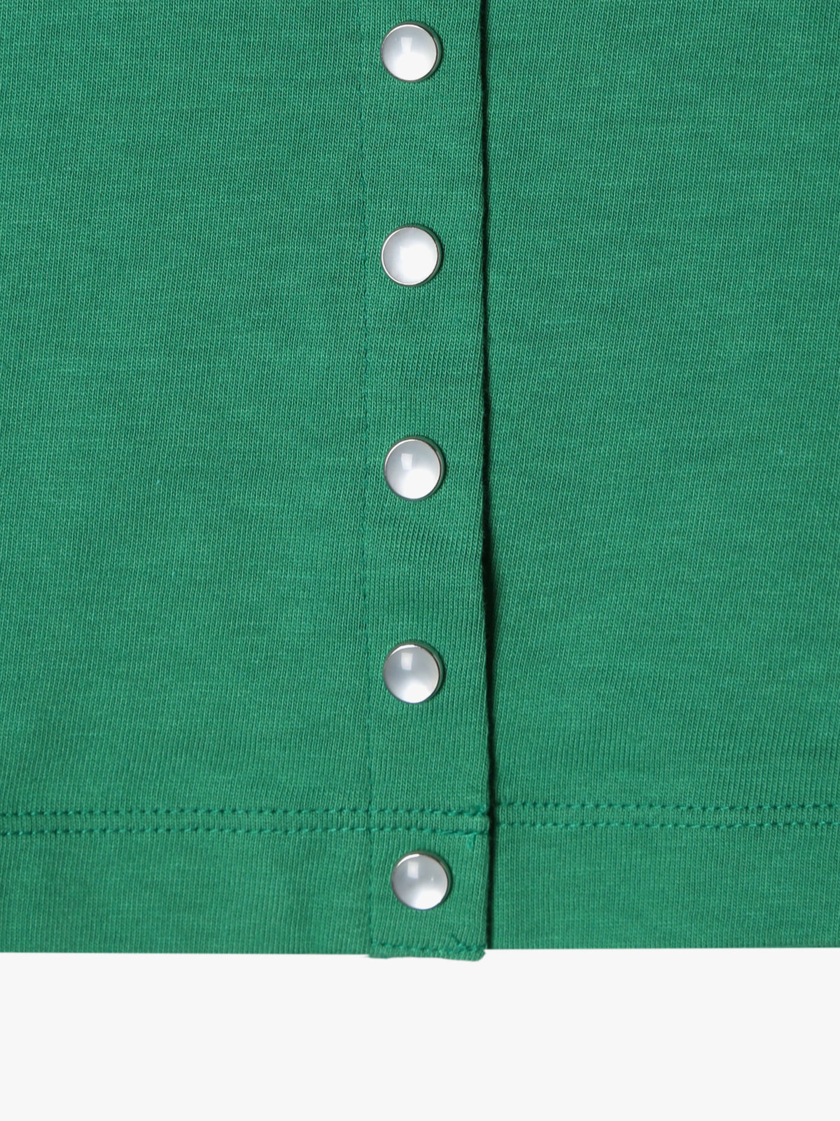 ENFANT ベビー ベビー コットン 長袖 カーディガンプレッション グリーン