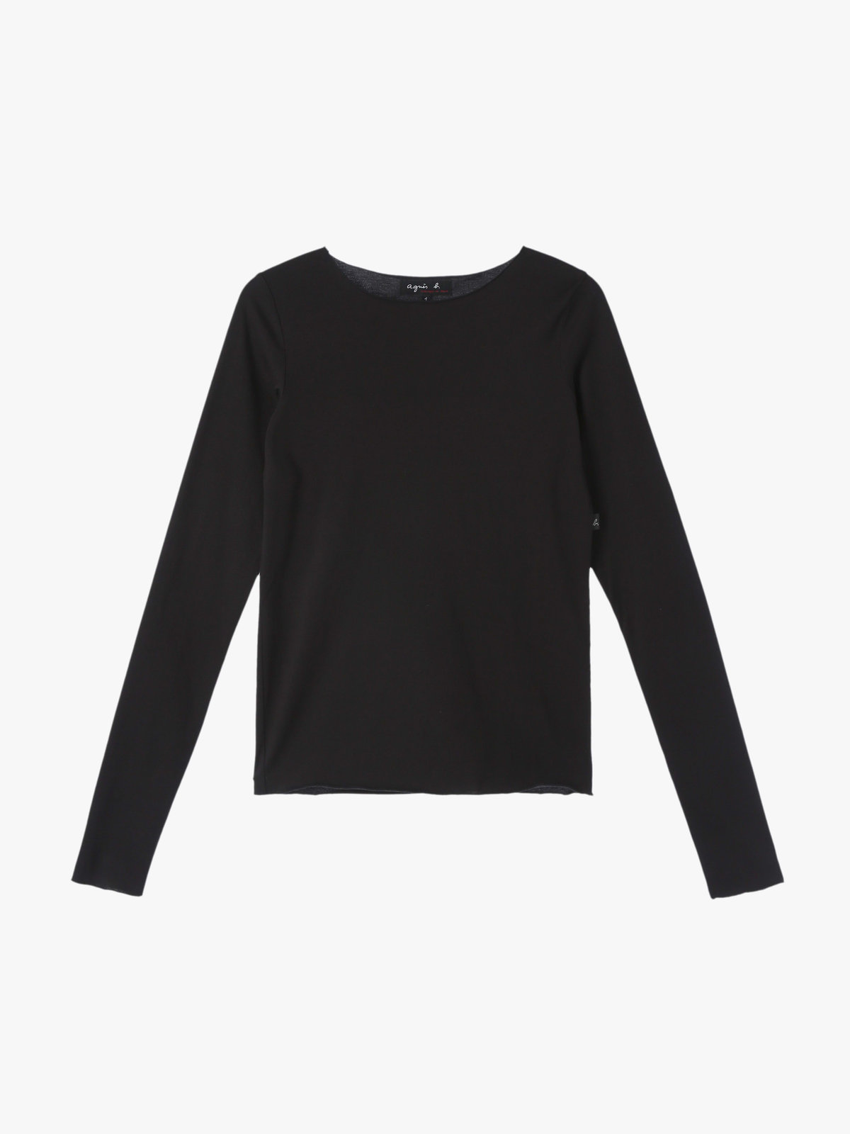 FEMME ウィメンズ オーガニックコットン 長袖 Tシャツ "Ultra" ブラック