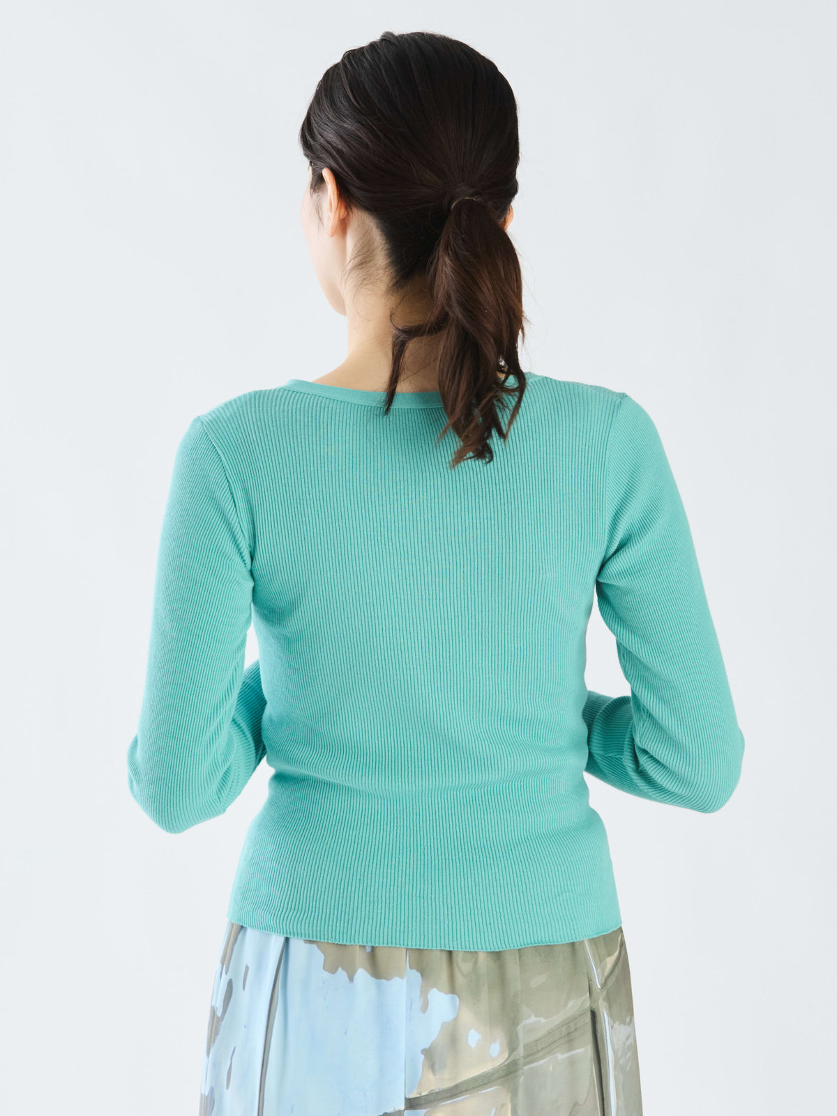 FEMME ウィメンズ 【Outlet】JO89 CARDIGAN カーディガンプレッション ブルー系その他