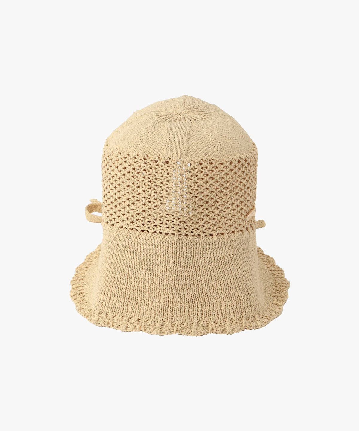 To b. by agnès b. クロシェ ハット ホワイト