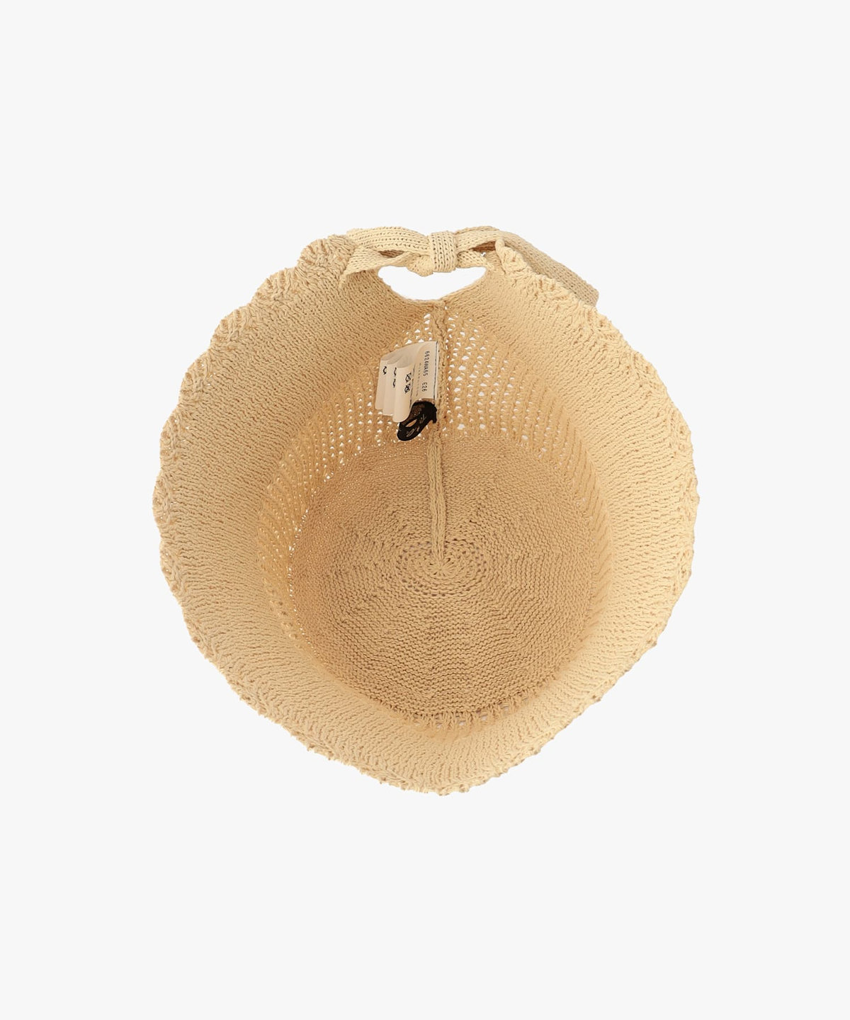 To b. by agnès b. クロシェ ハット ホワイト