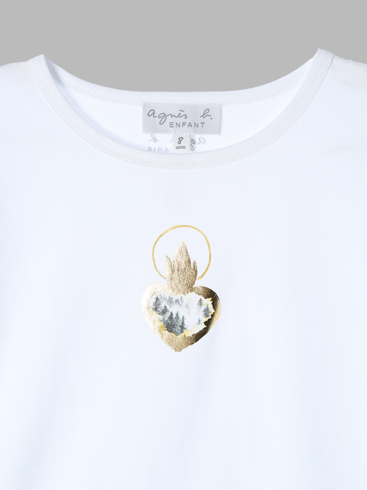 ENFANT ユニセックス 【Outlet】SER1 E TS キッズ Tシャツ ホワイト