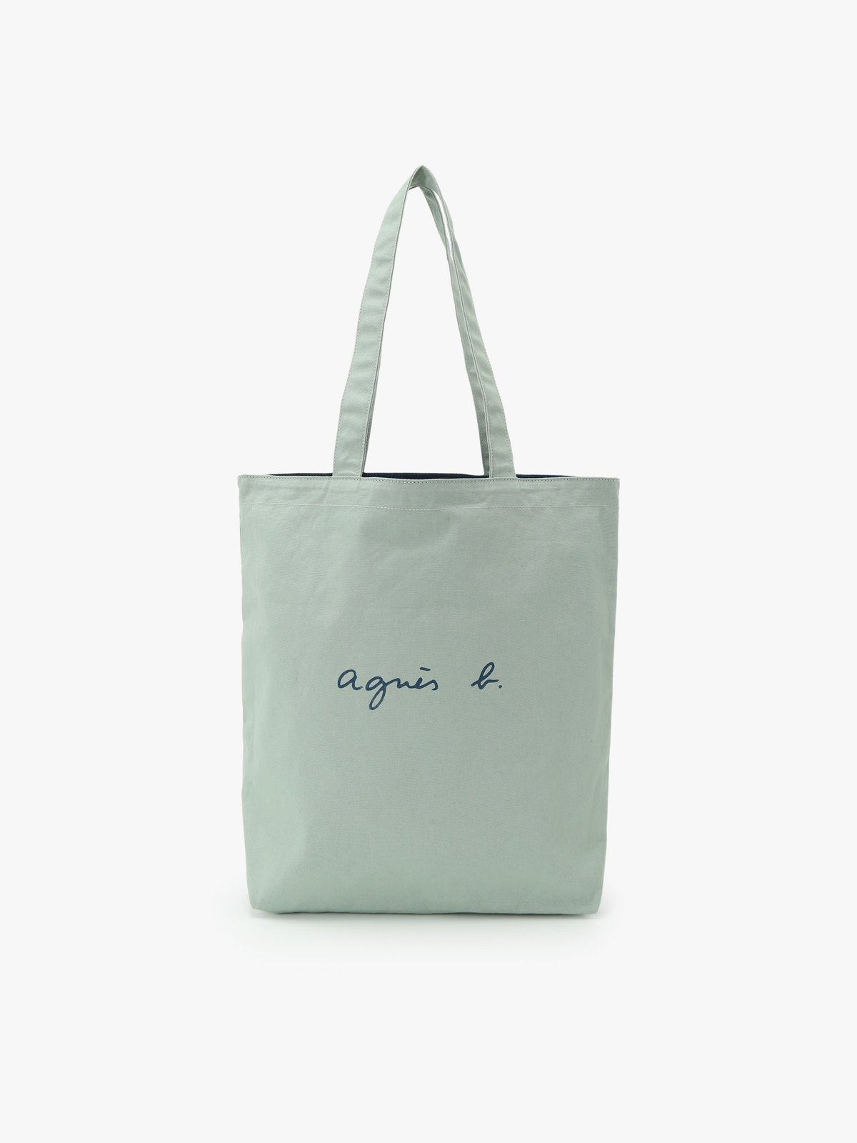 VOYAGE ウィメンズ バッグ＆ウォレット ロゴ コットン リバーシブル トートバッグ "Paulette" YAS18-01 ライトグリーン