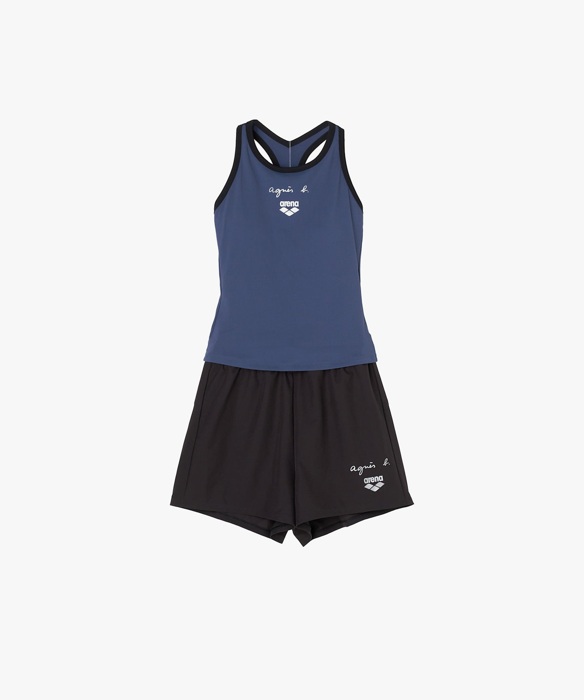 FEMME ウィメンズ agnes b. x arena フィットネスセパレート 水着 ブルー系その他