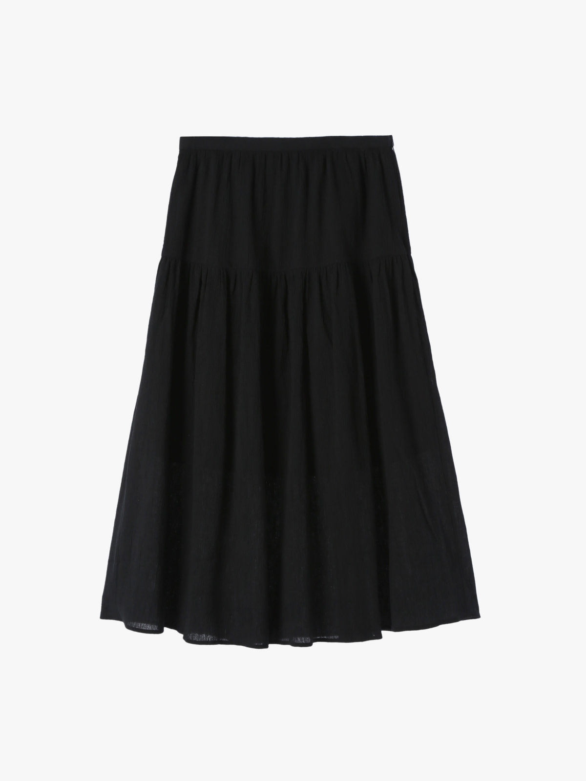 To b. by agnès b. 【Outlet】コットンクレープスカート ブラック