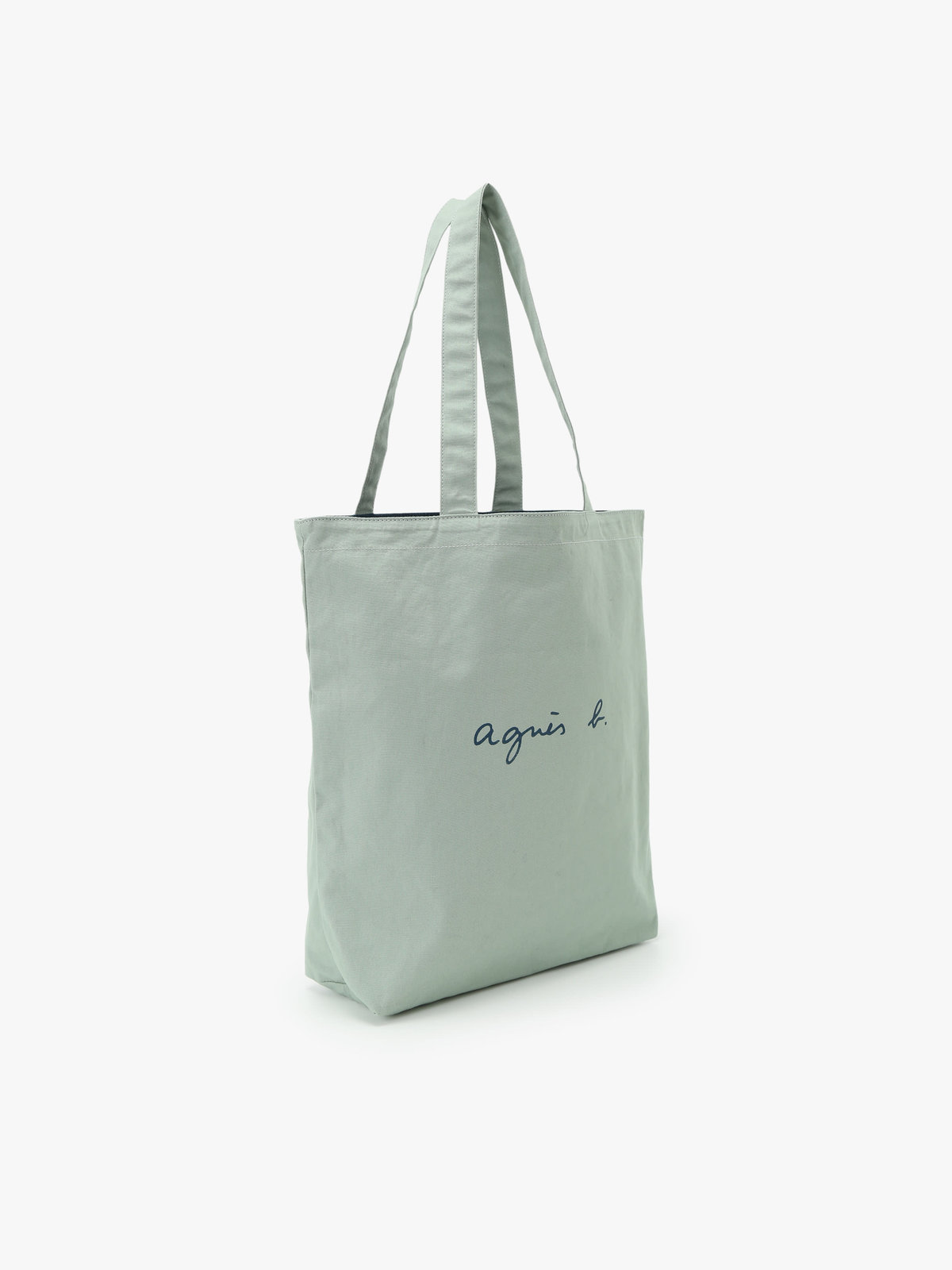 VOYAGE ウィメンズ バッグ＆ウォレット ロゴ コットン リバーシブル トートバッグ "Paulette" YAS18-01 ライトグリーン