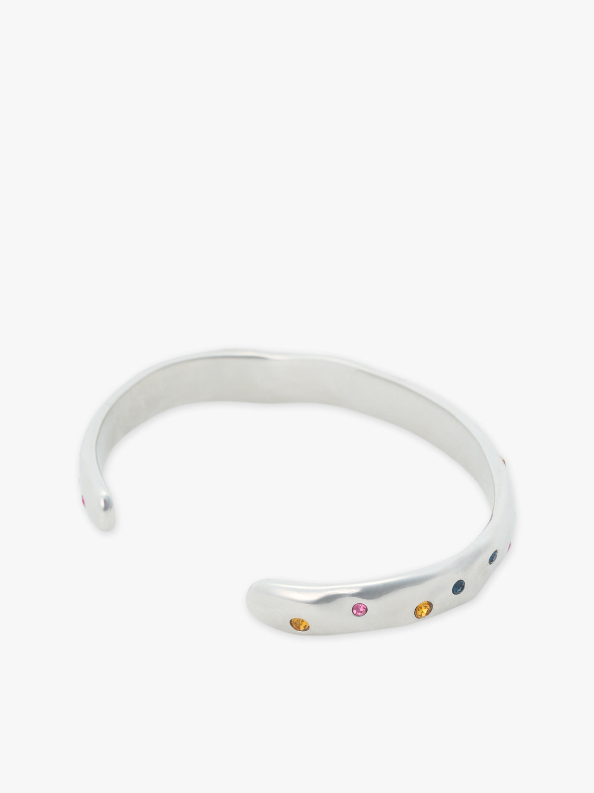 To b. by agnès b. マルチカラー ストーン バングル シルバー