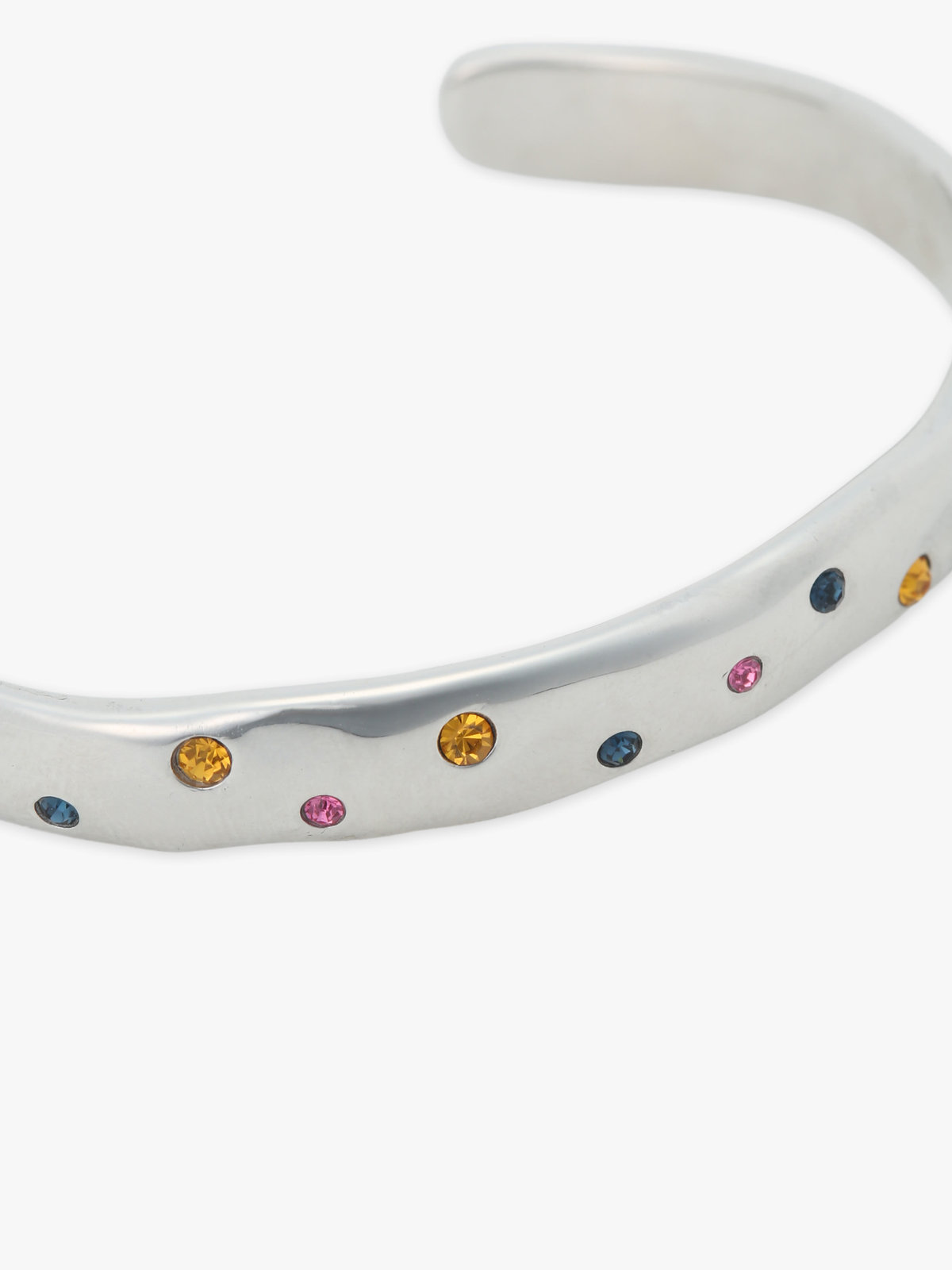 To b. by agnès b. マルチカラー ストーン バングル シルバー