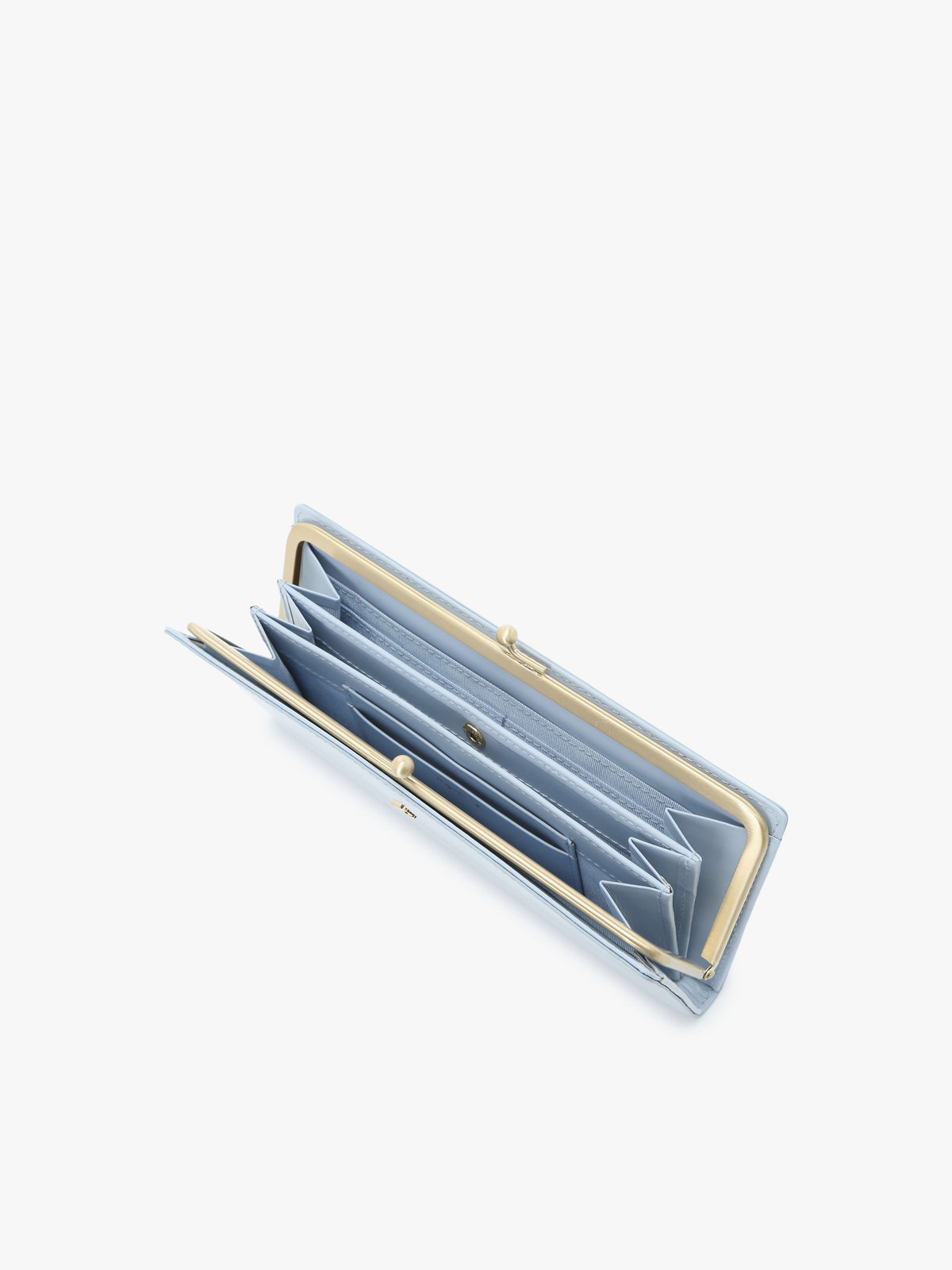 VOYAGE ウィメンズ バッグ＆ウォレット ガラスレザー ロングウォレット ”Gloria” XAW05-02 ブルー