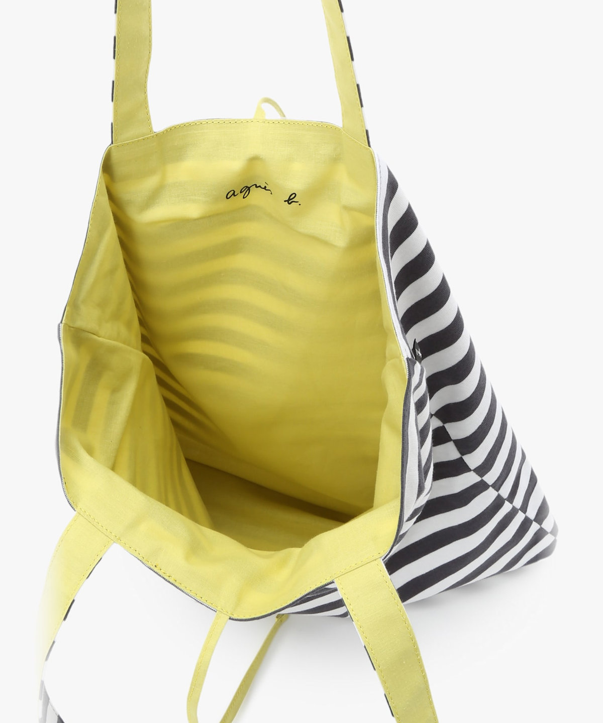 VOYAGE ウィメンズ バッグ＆ウォレット 細ボーダー コットン リバーシブル トートバッグ ZAS11-01 グレー系その他