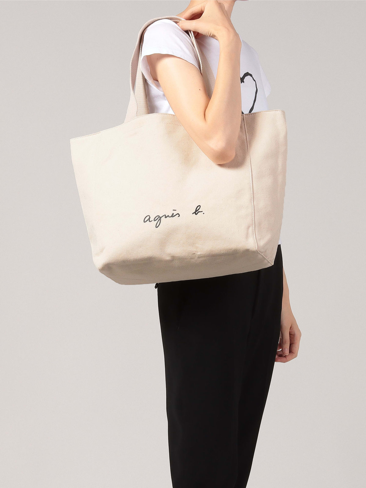 VOYAGE ウィメンズ バッグ＆ウォレット WEB限定 ロゴトートバッグ GO03‐01 ホワイト