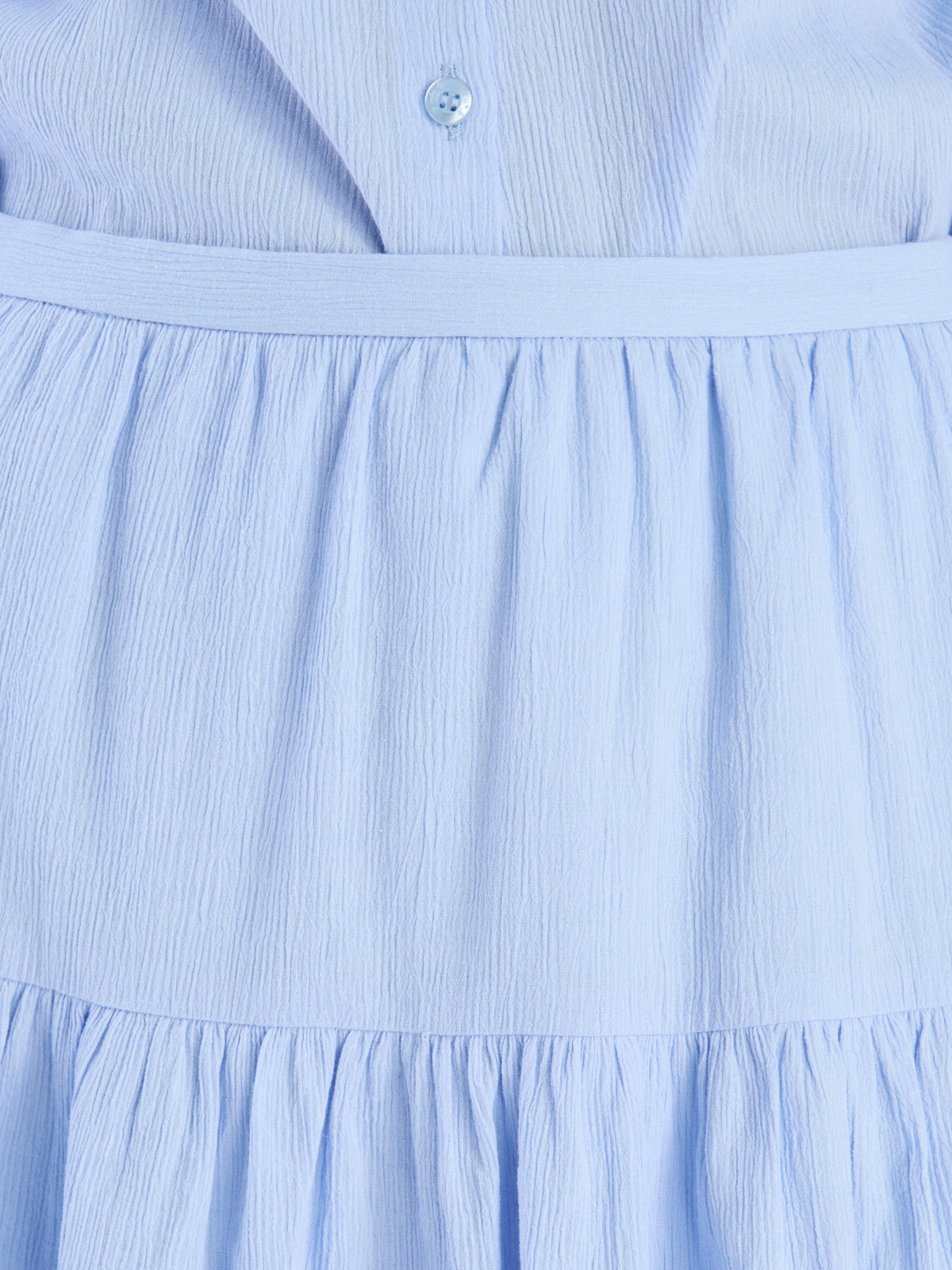 To b. by agnès b. 【Outlet】コットンクレープスカート ブルー