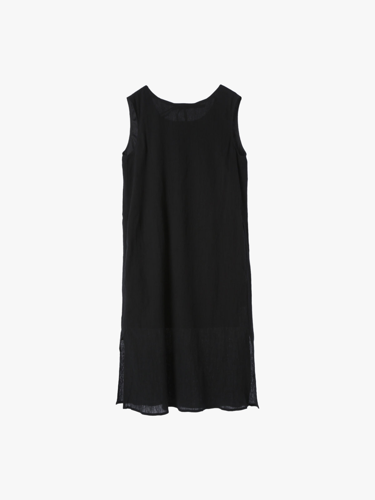 To b. by agnès b. 【Outlet】コットンクレープドレス ブラック