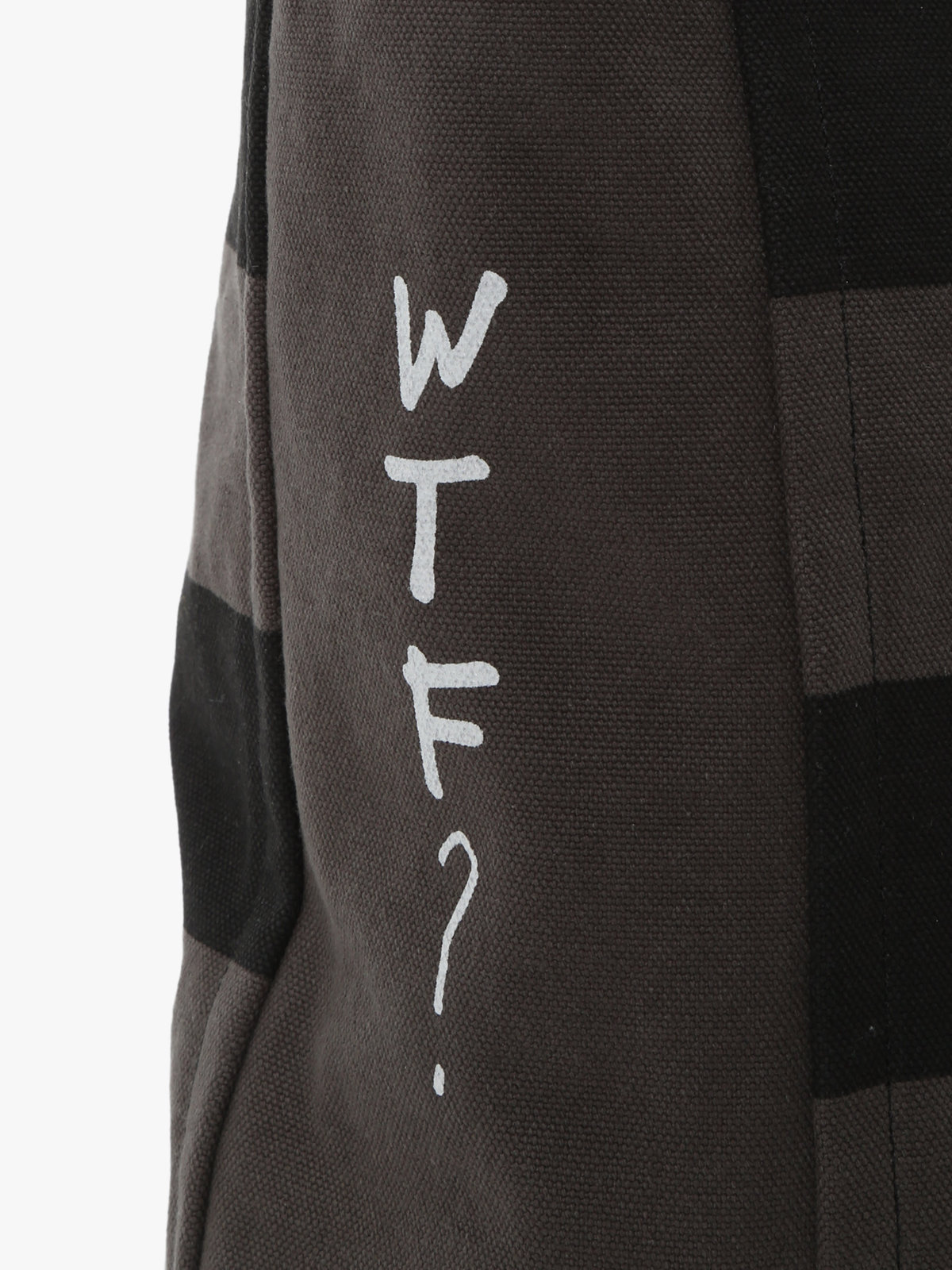 HOMME メンズ agnes b. x NH ボーダートートバッグ グレー