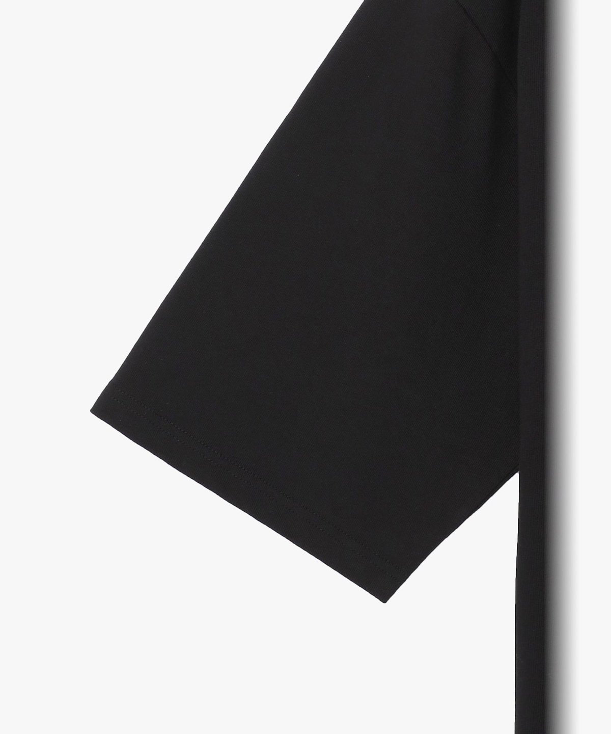 HOMME メンズ メンズ 刺繍 コットン 半袖 Tシャツ "Lezard" ブラック