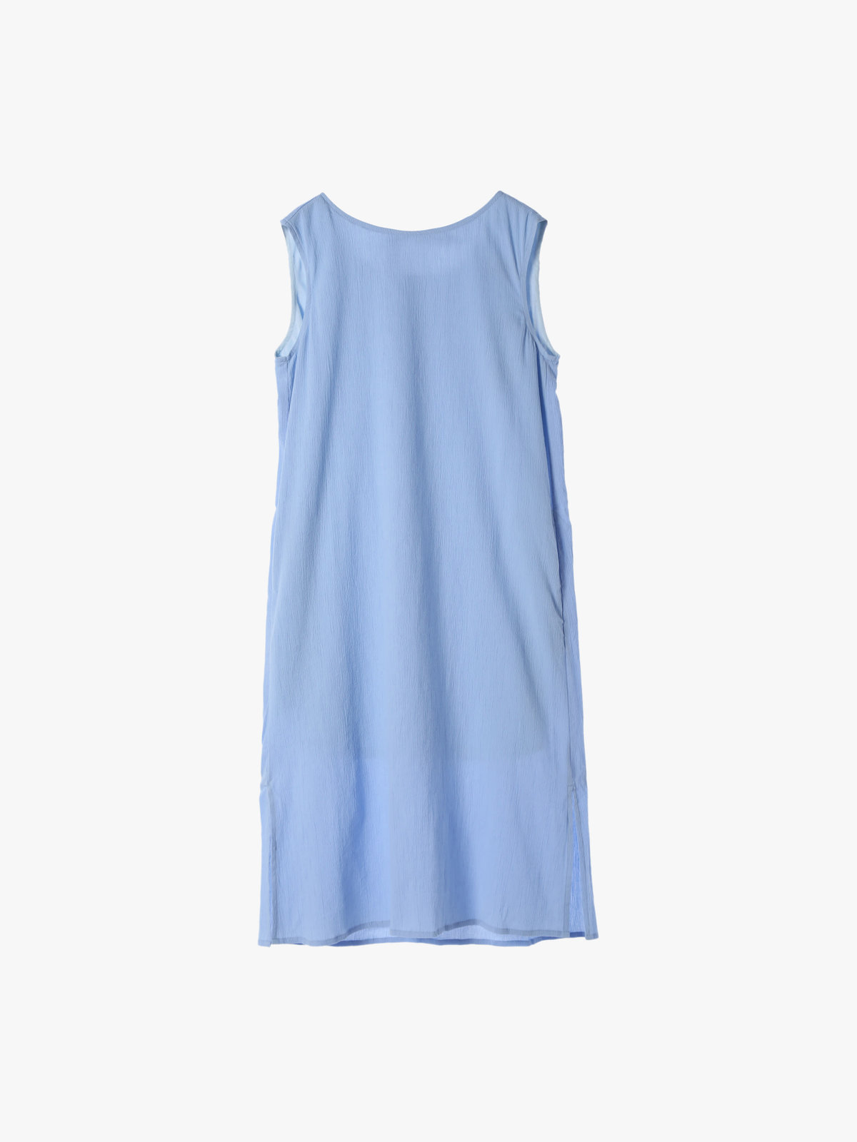 To b. by agnès b. 【Outlet】コットンクレープドレス ブルー