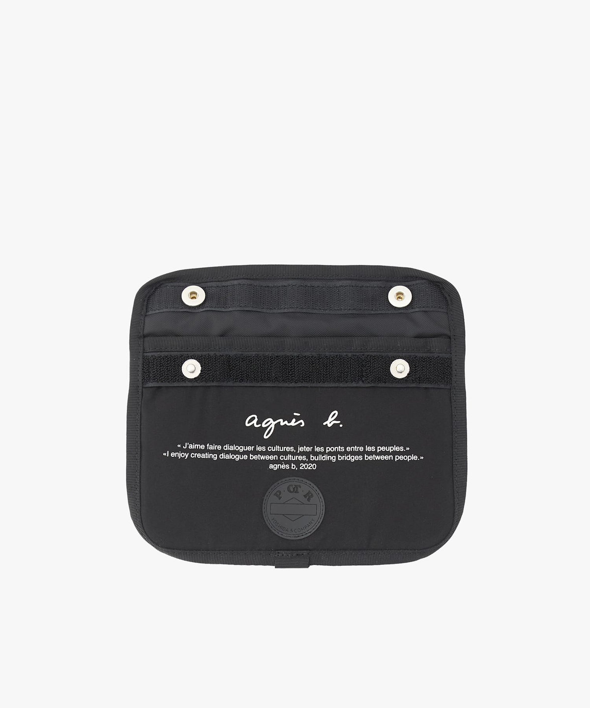 VOYAGE メンズ バッグ＆ウォレット agnes b. x POTR 2way ヘルメットバッグ(S) POTR01-02 ブラック