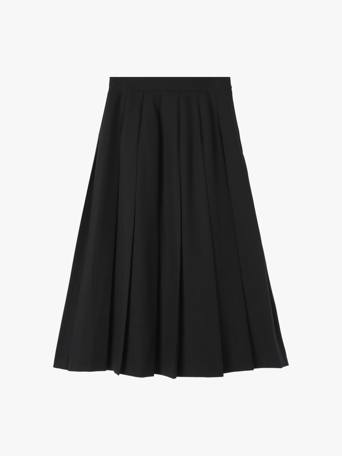 To b. by agnès b. 【Outlet】リノンプリーテッドスカート ブラック