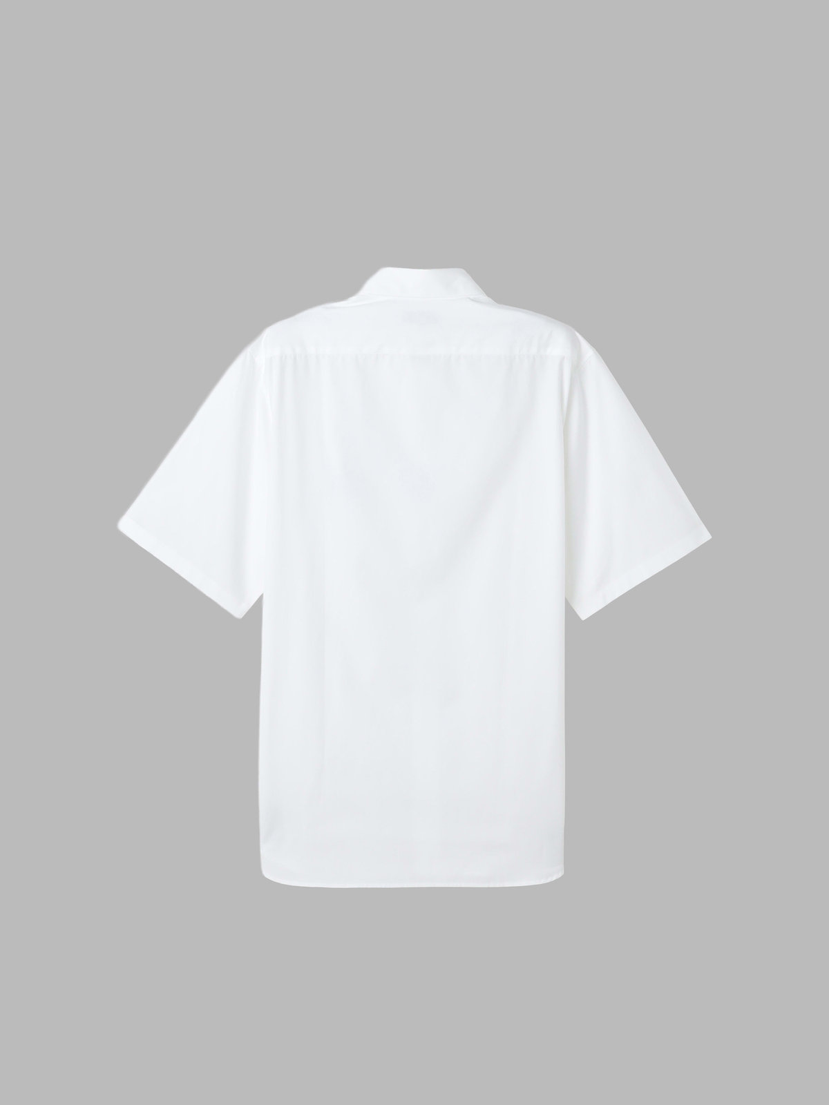 HOMME メンズ メンズ アイコニック 刺繍 半袖 シャツ "Andy" ホワイト