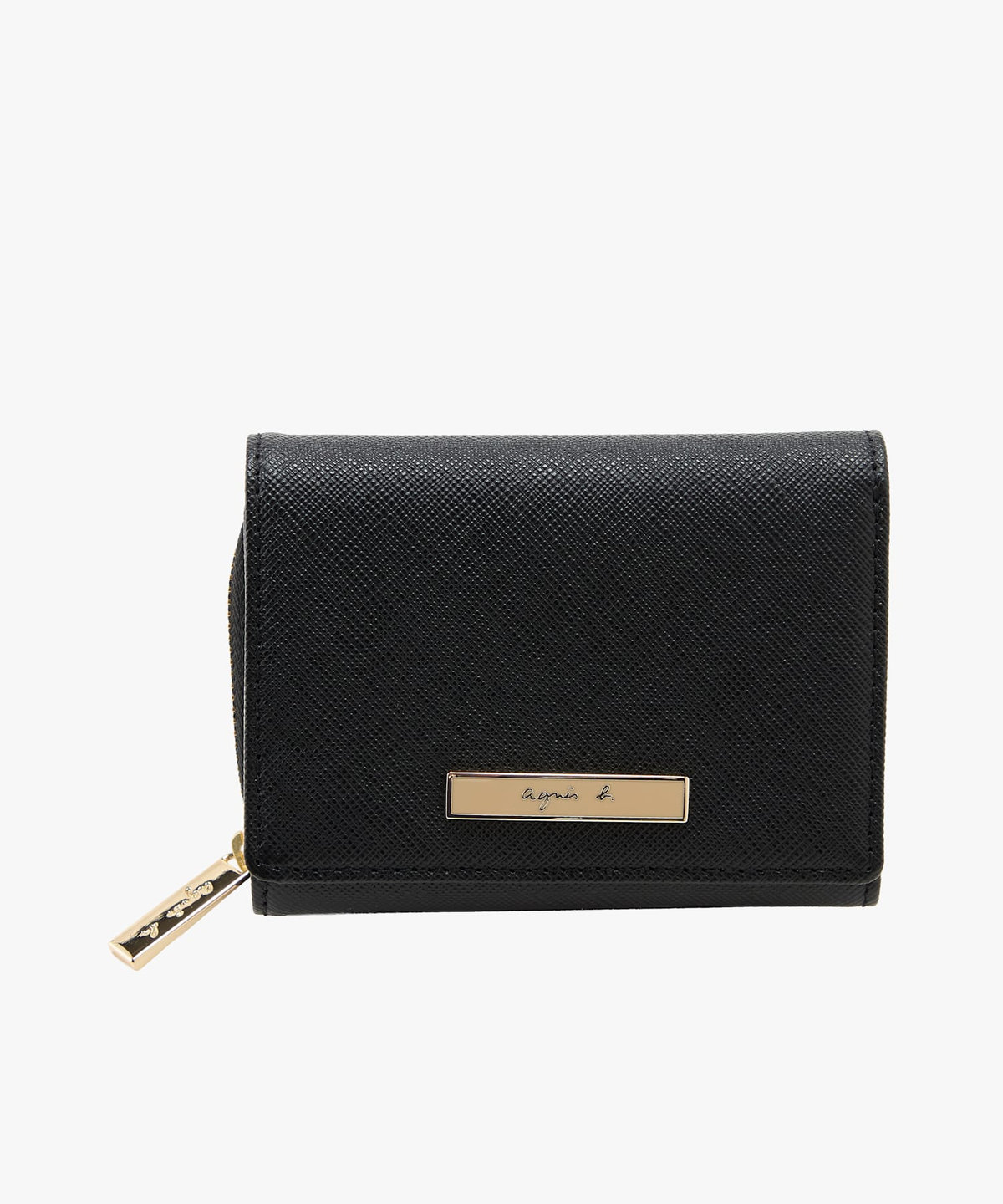 VOYAGE ウィメンズ バッグ＆ウォレット レザー 三つ折り ミニ ウォレット "Erika" QAW05-16 ブラック