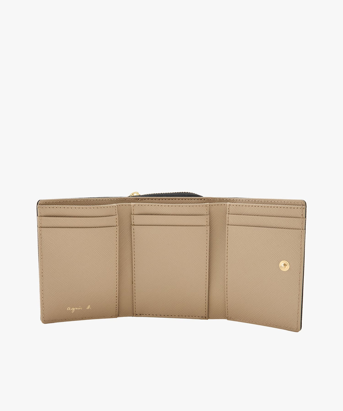 VOYAGE ウィメンズ バッグ＆ウォレット レザー 三つ折り ミニ ウォレット "Erika" QAW05-16 ブラック