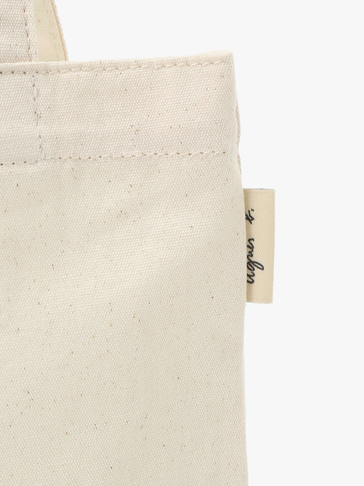 VOYAGE ウィメンズ バッグ＆ウォレット ロゴ コットン ハンドバッグ ”Paulette” YAS18-02 ホワイト