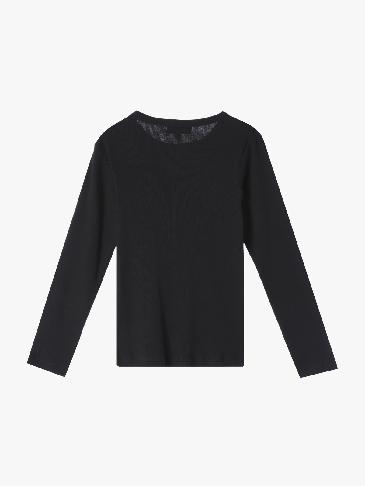 ENFANT ユニセックス 【Outlet】JFD8 E TS キッズ ヘンリーネックTシャツ ブラック