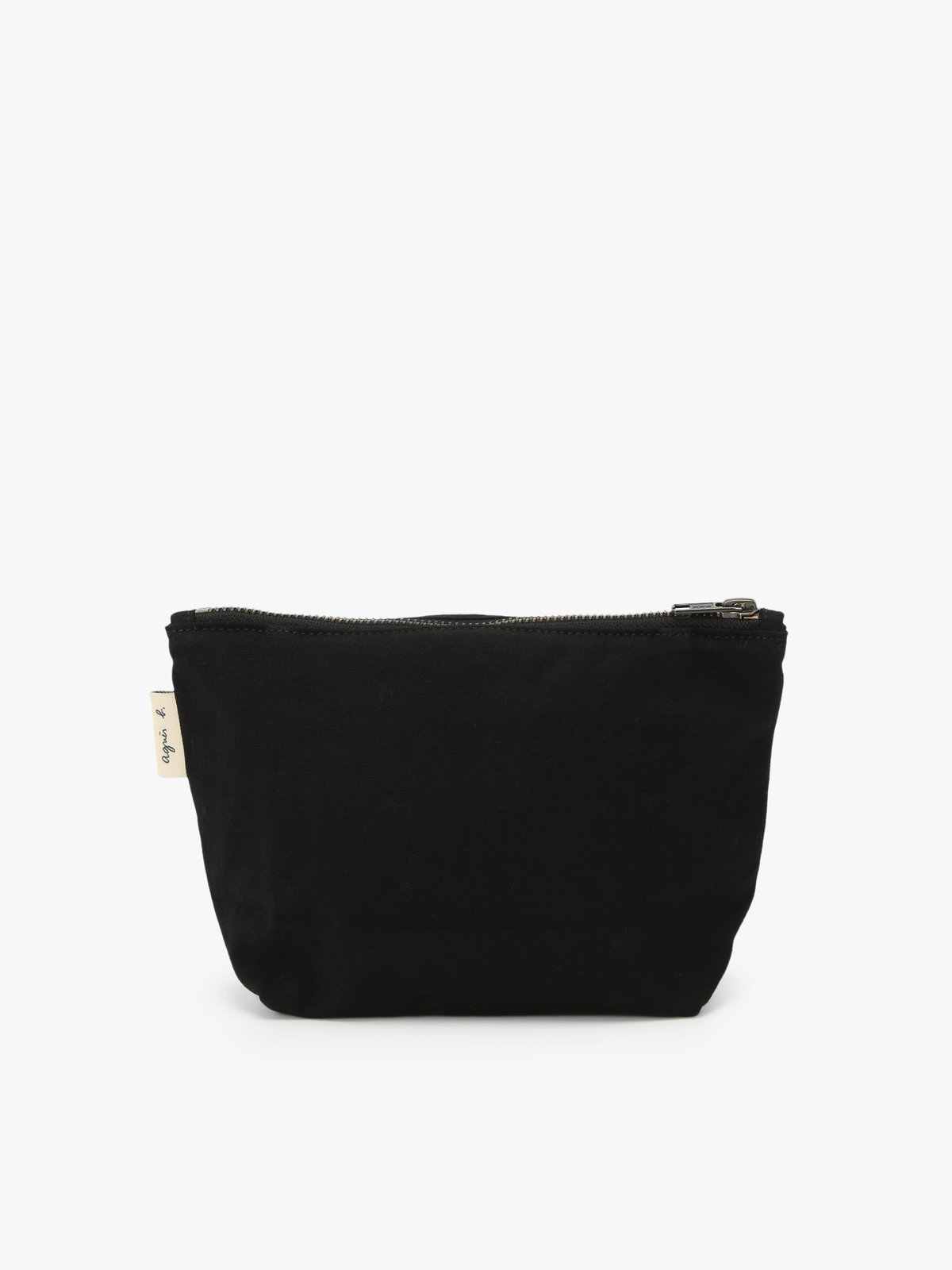 VOYAGE ウィメンズ バッグ＆ウォレット ロゴプリント コットン ポーチ ”Paulette” YAS18-03 ブラック