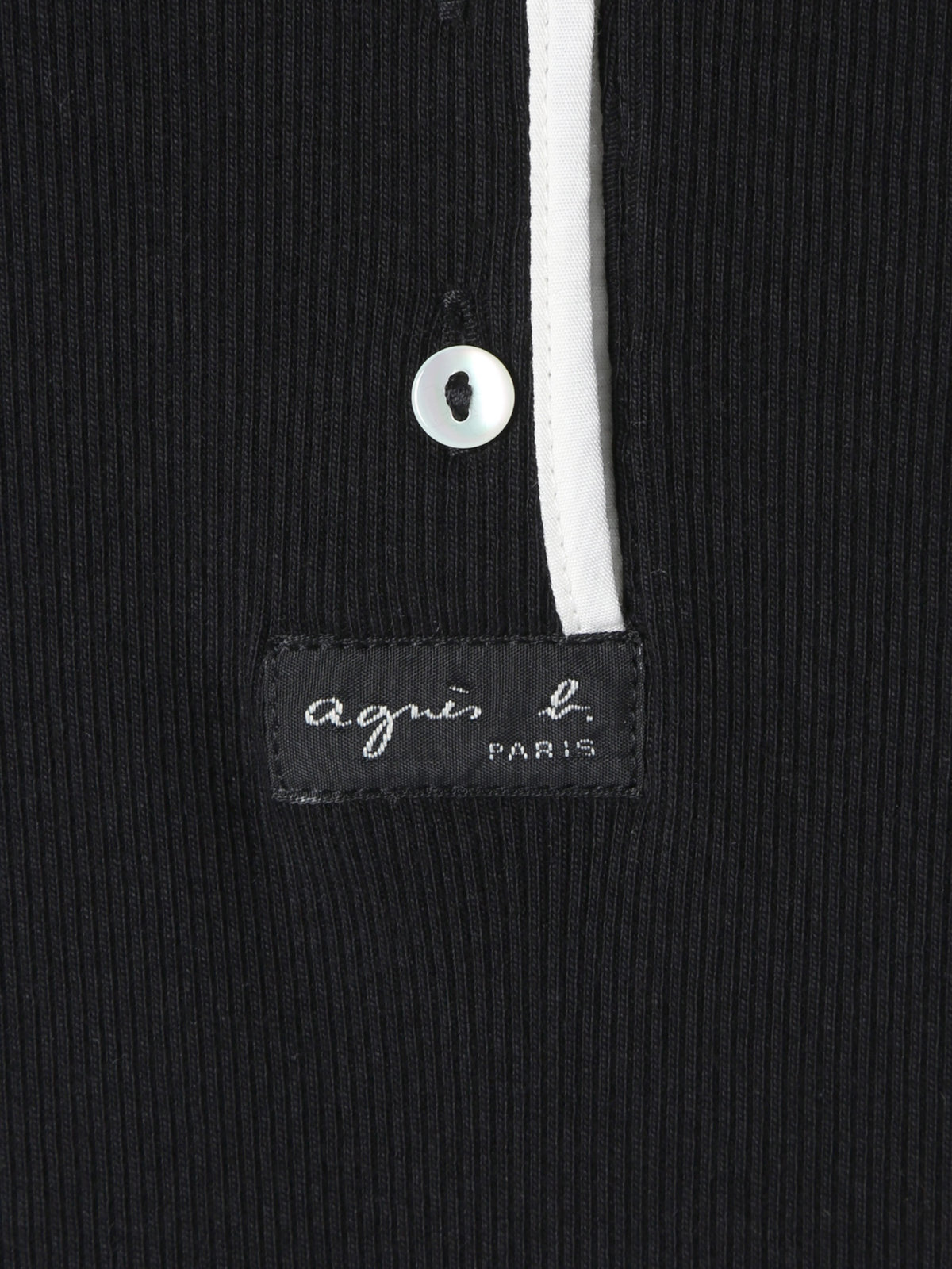 ENFANT ユニセックス 【Outlet】JFD8 E TS キッズ ヘンリーネックTシャツ ブラック