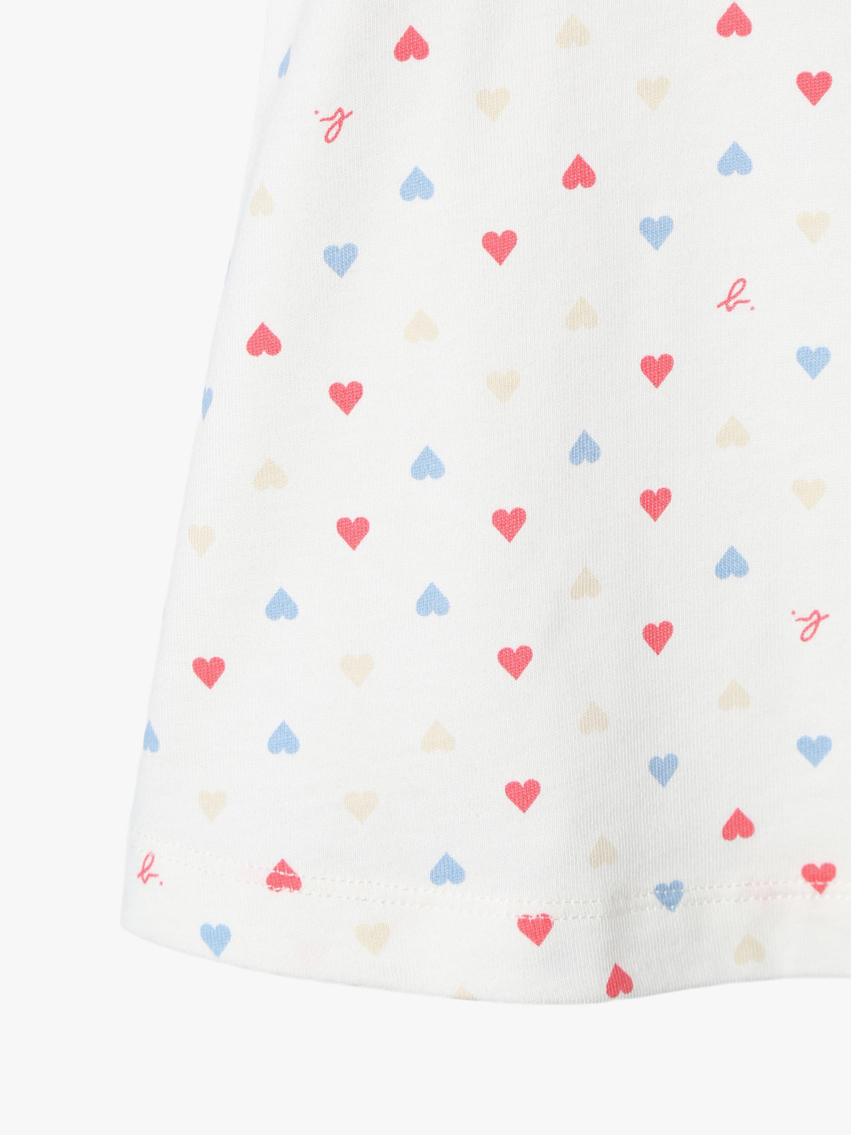 ENFANT ベビー ベビー マルチカラー コットン ノースリーブ ワンピース "Barbie" ホワイト