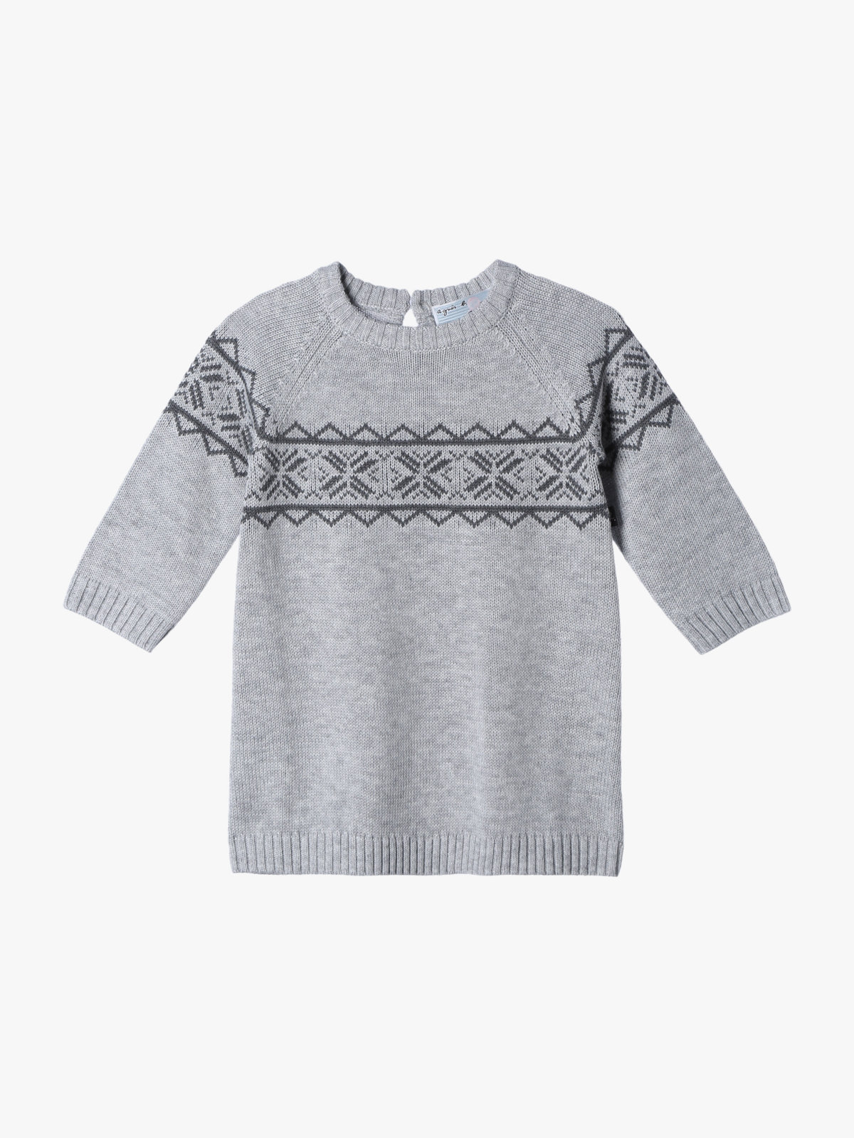 ENFANT ベビー 【Outlet】ベビー 長袖 ワンピース グレー