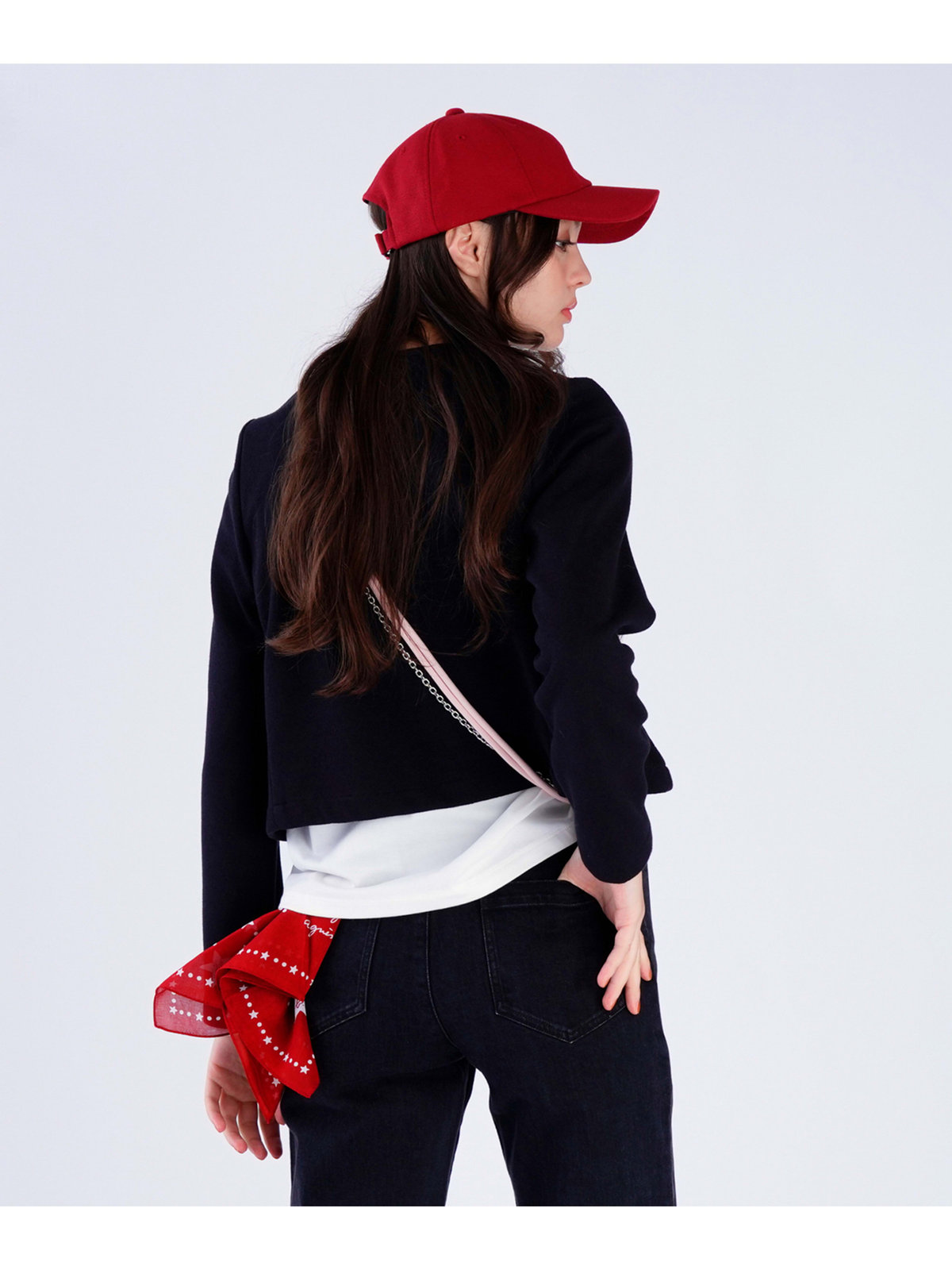 To b. by agnès b. 【Outlet】ノーカラー ジャケット ブラック