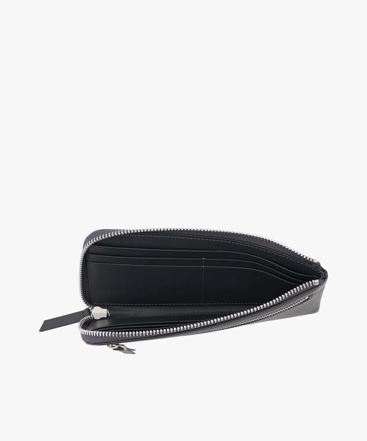 VOYAGE メンズ バッグ＆ウォレット レザー ラウンドジップ ロングウォレット "Yvon" ZAH04-08 グレー系その他