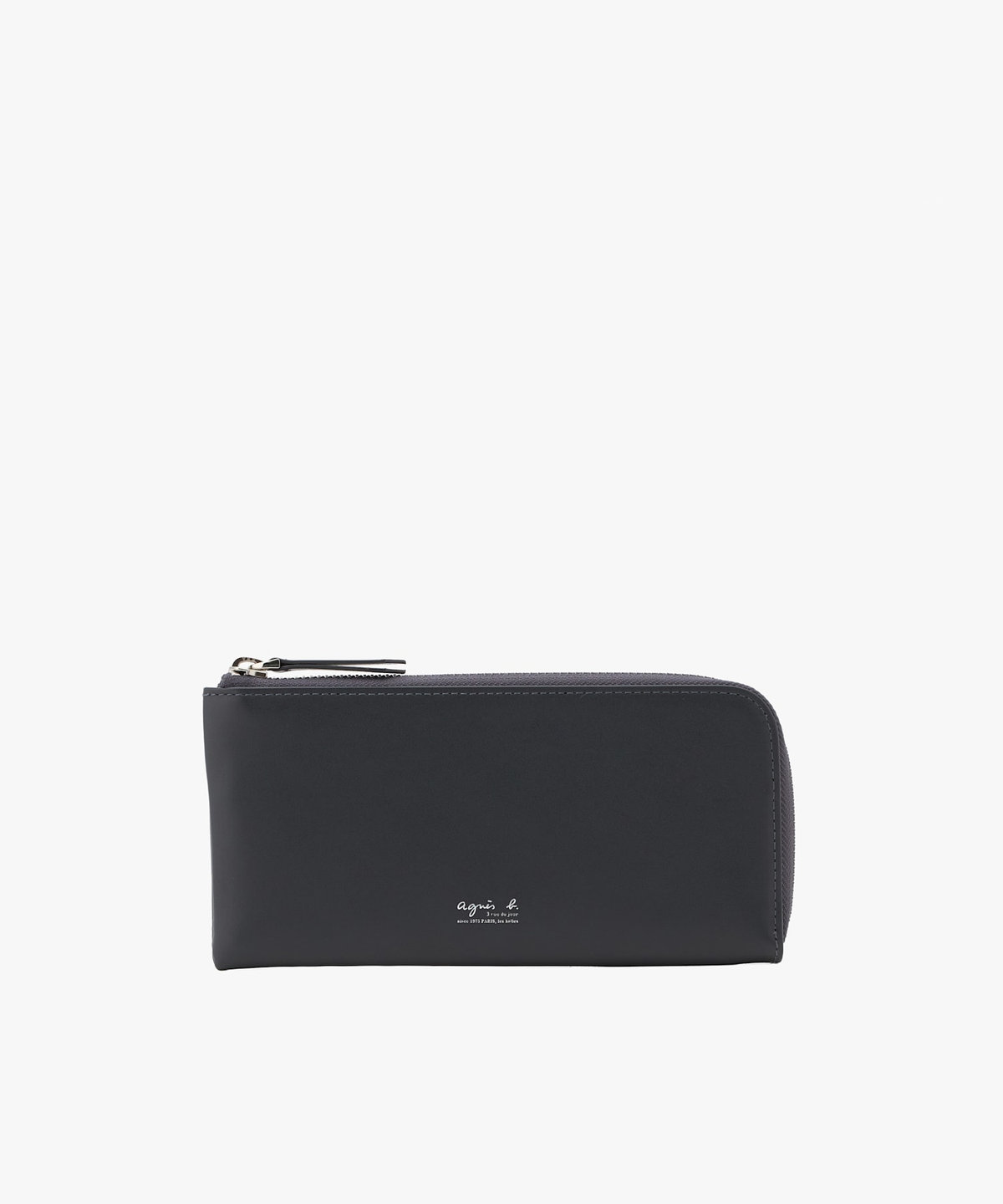 VOYAGE メンズ バッグ＆ウォレット レザー ラウンドジップ ロングウォレット "Yvon" ZAH04-08 グレー系その他