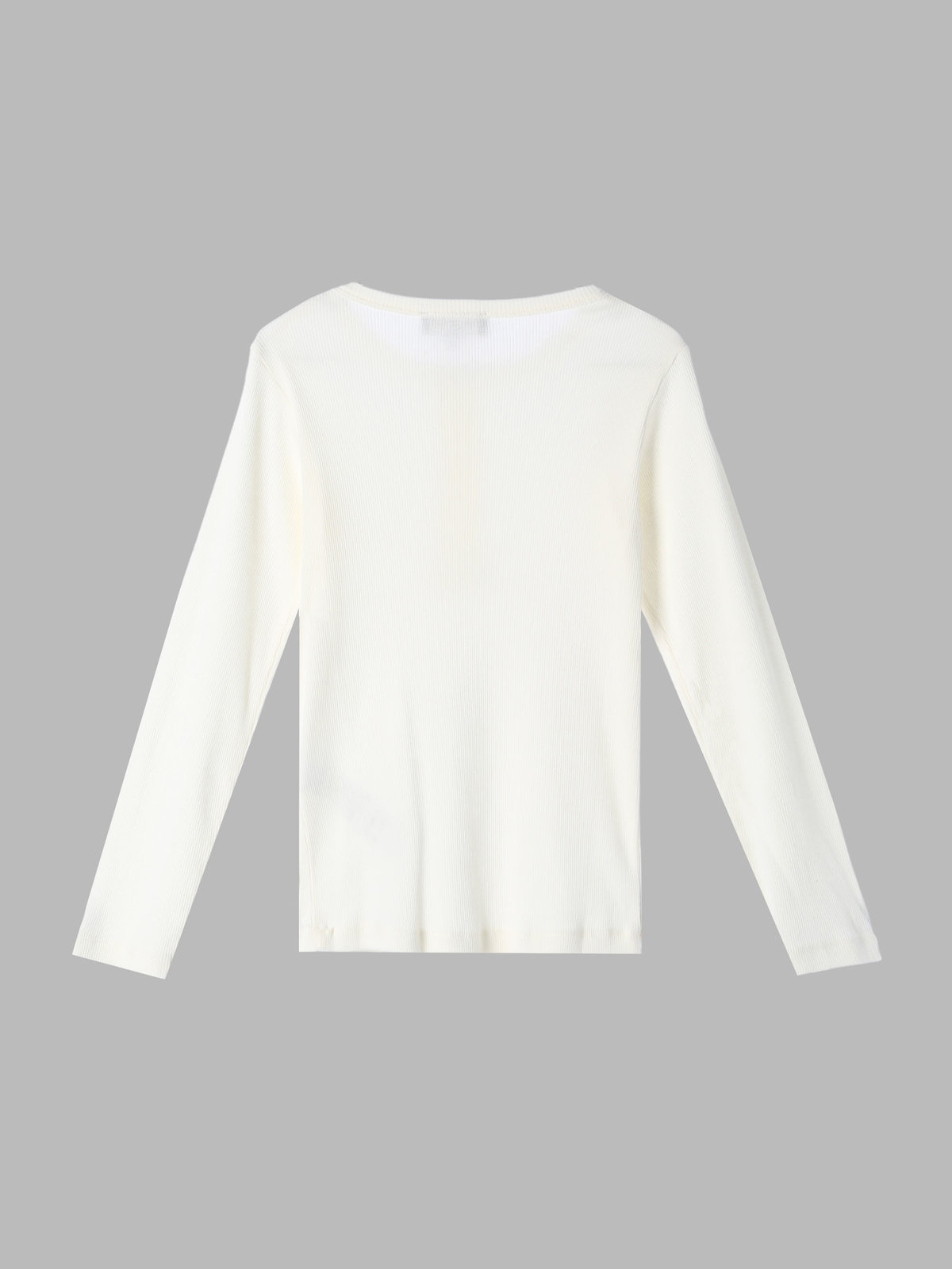 ENFANT ユニセックス 【Outlet】JFD8 E TS キッズ ヘンリーネックTシャツ ホワイト