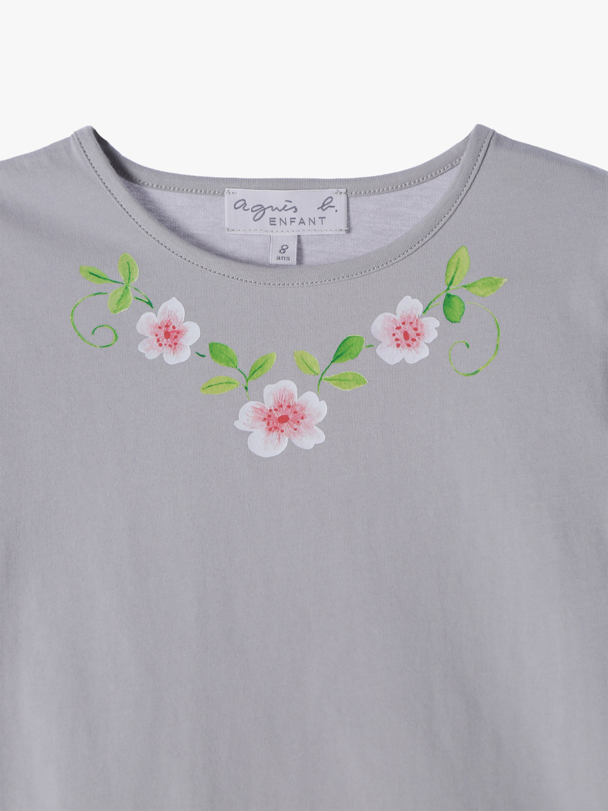 ENFANT ガールズ SFC1 E TS キッズ Tシャツ グレー