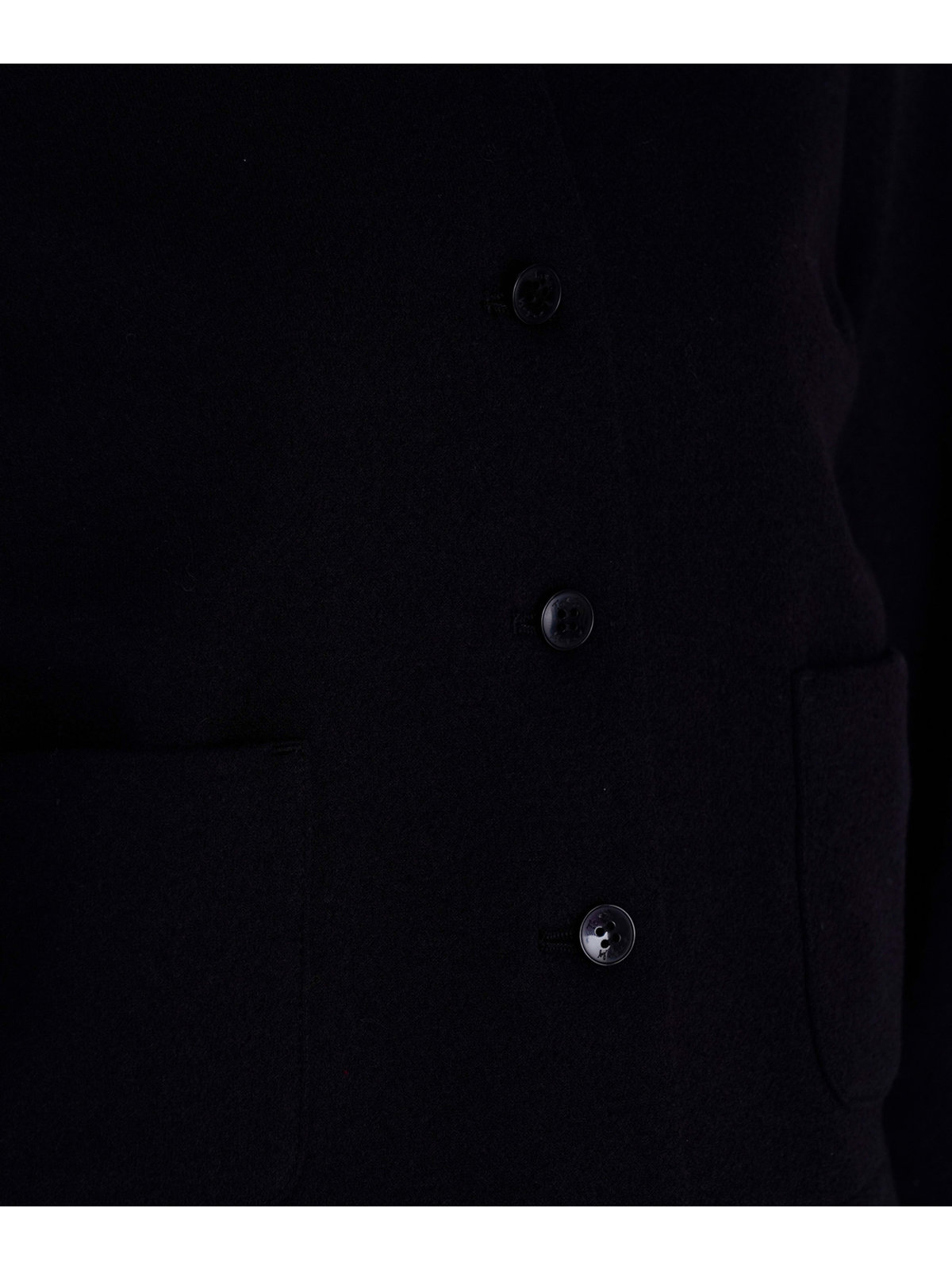 To b. by agnès b. 【Outlet】ノーカラー ジャケット ブラック