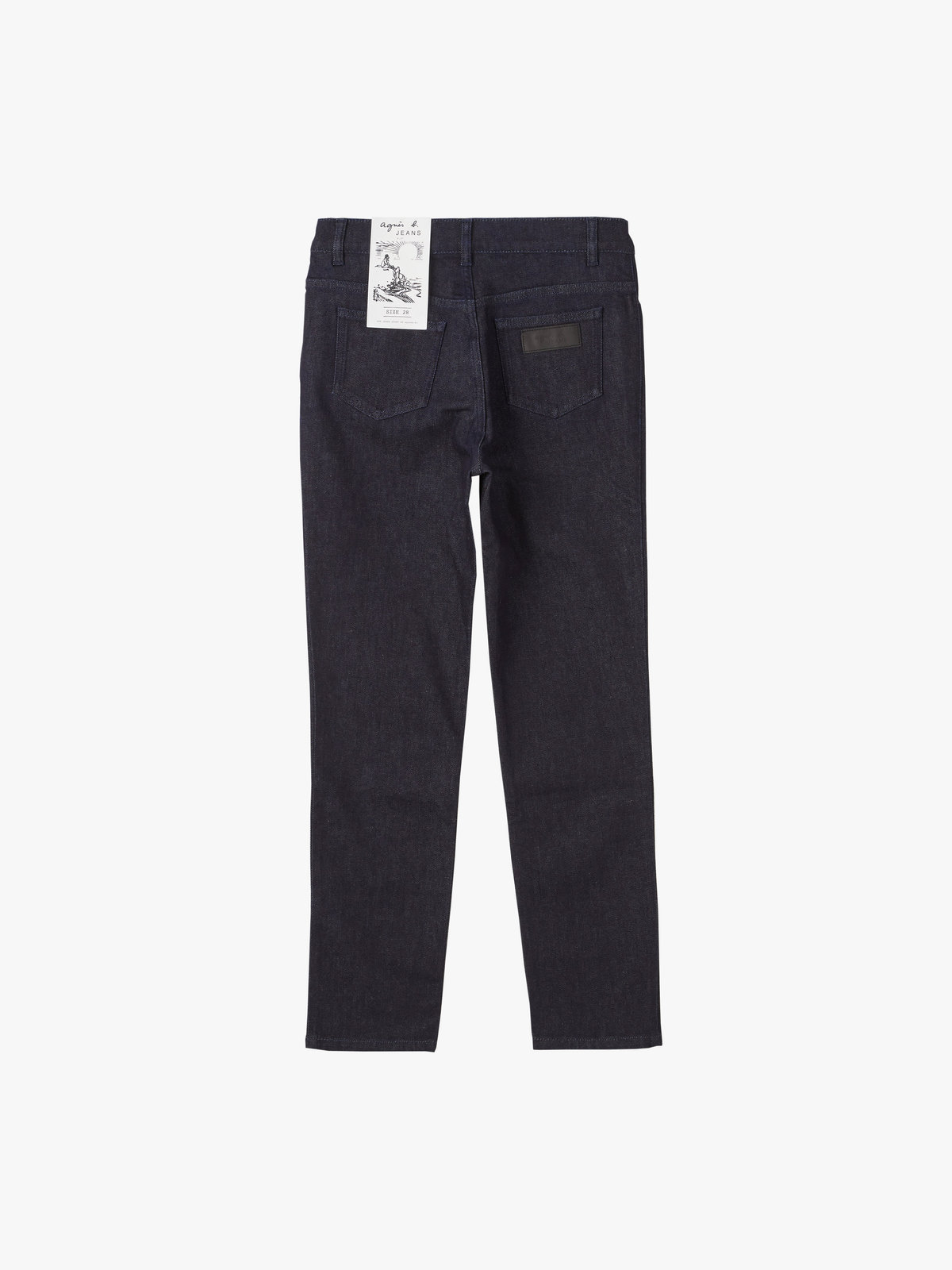 FEMME ウィメンズ デニム ハイウエスト スリム パンツ ネイビー