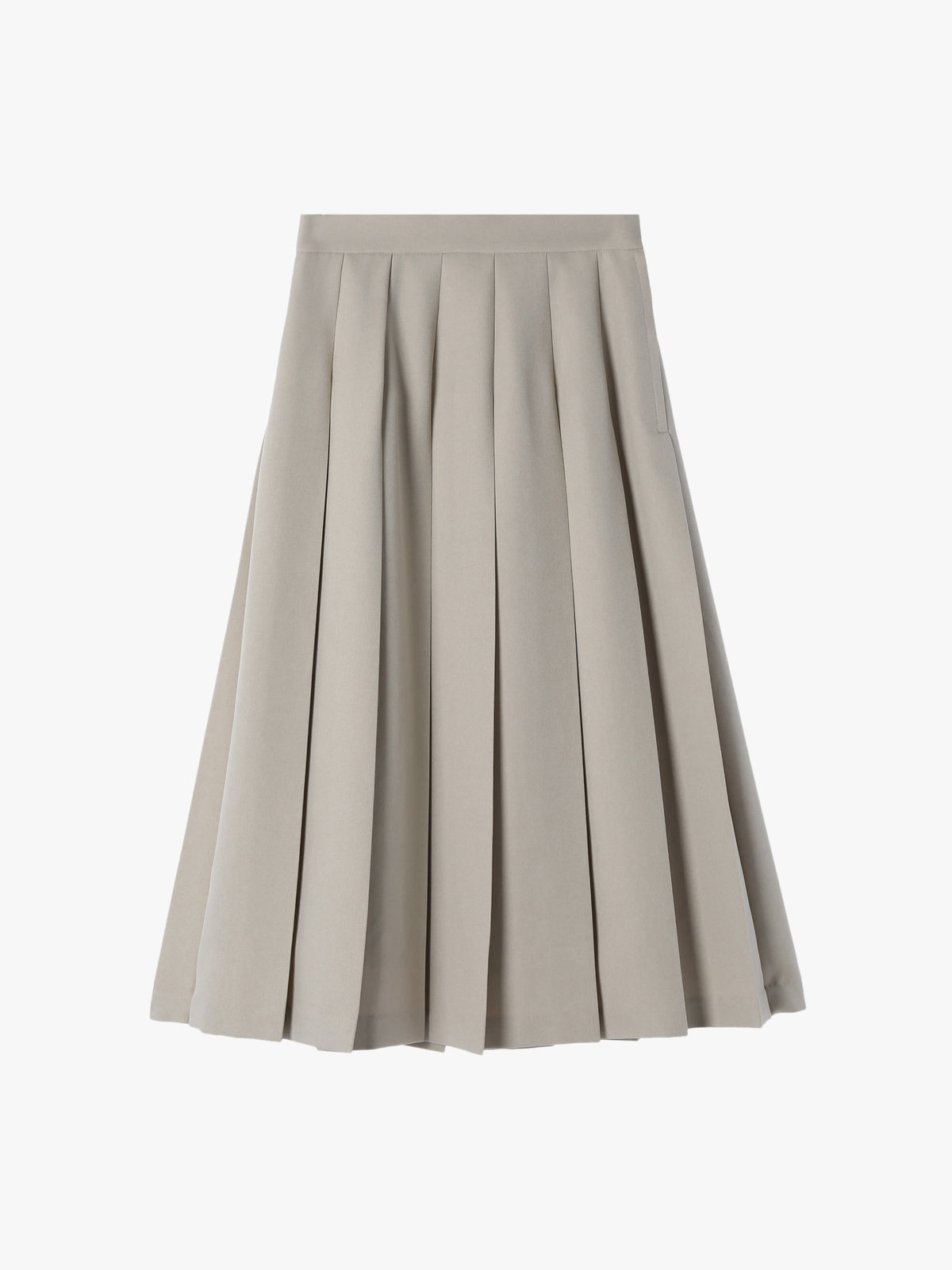 To b. by agnès b. 【Outlet】リノンプリーテッドスカート グレー系その他