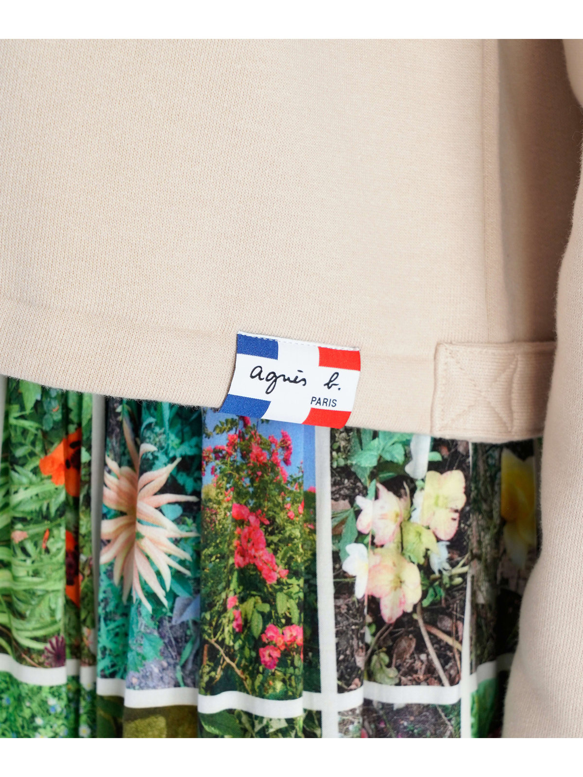 FEMME ウィメンズ コットン メルトン カーディガンプレッション [Made in France] ベージュ