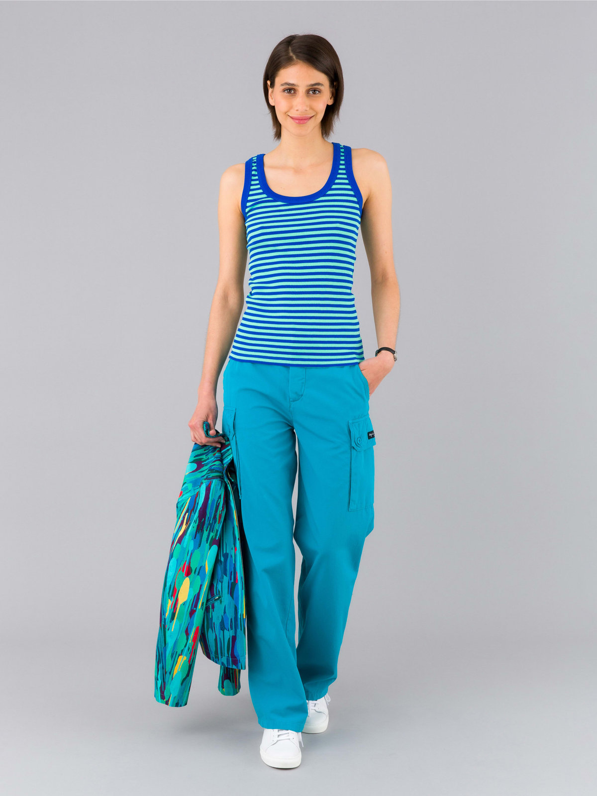 FEMME ウィメンズ UAX5 PANTALON パンツ ブルー系その他